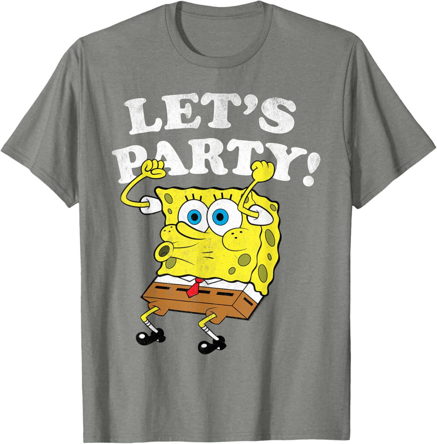SpongeBob SquarePants Let's Party T-Shirt for Fun Kids Apparel - 6