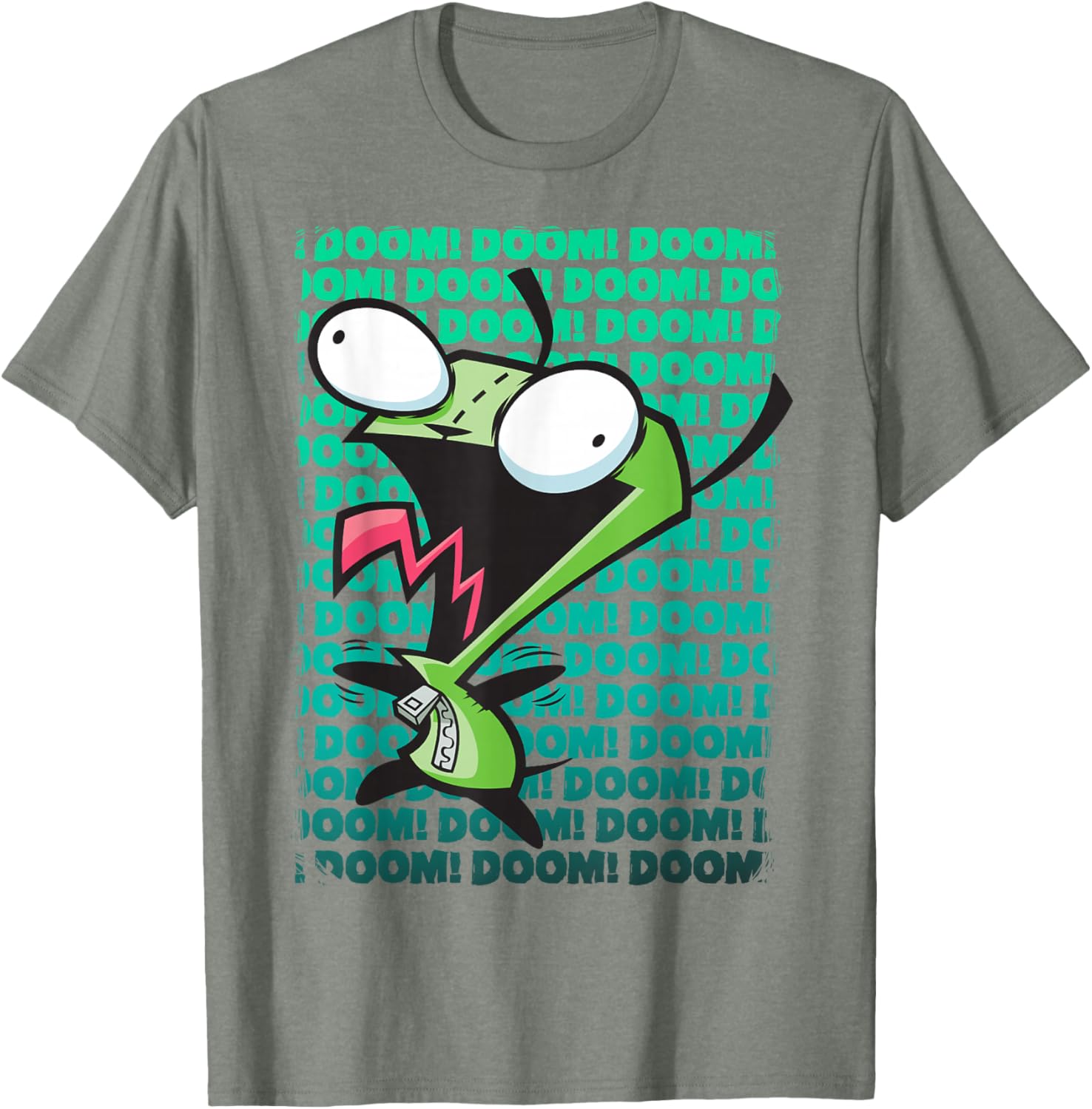 Nickelodeon Invader Zim GIR Impending DOOM Song T-Shirt for Fans - 6