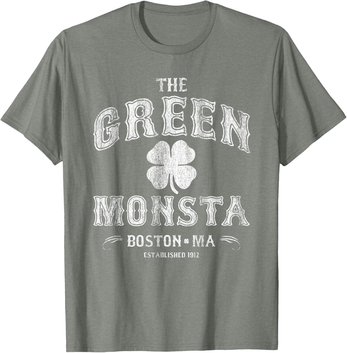 The Green Monsta Boston T-Shirt Perfect for Game Day or St. Patrick's Day - 13