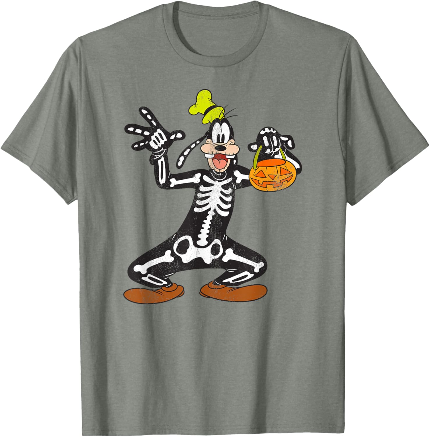 Disney Goofy Skeleton Halloween T-Shirt for Fun Festive Occasions - 5