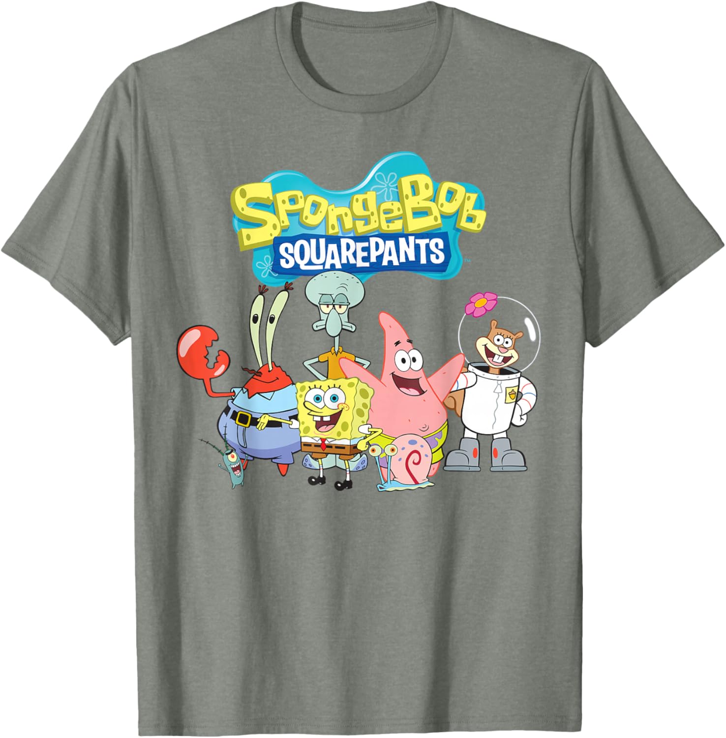SpongeBob SquarePants Friends T-Shirt for Fun Loving Fans - 8