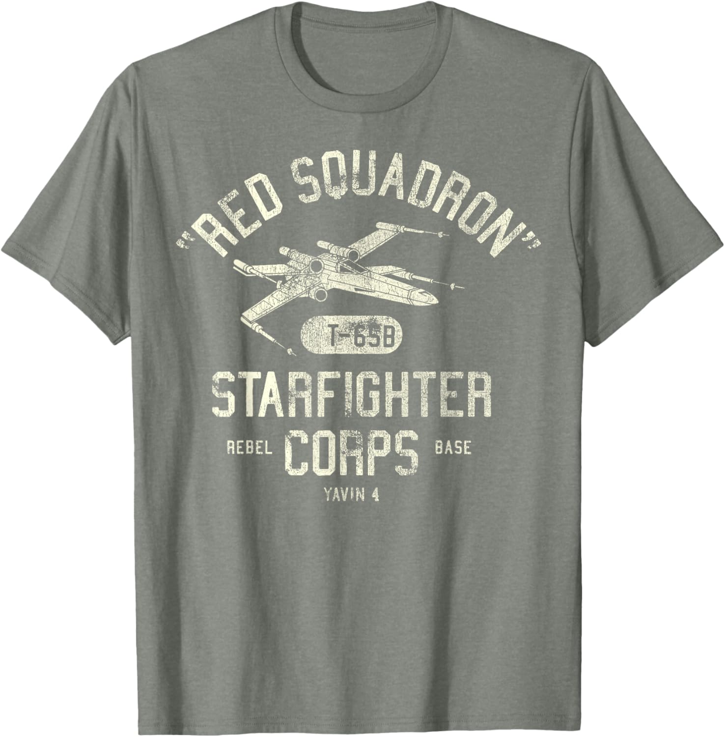 Star Wars X-Wing Starfighter Corps Collegiate T-Shirt for Fans - 8