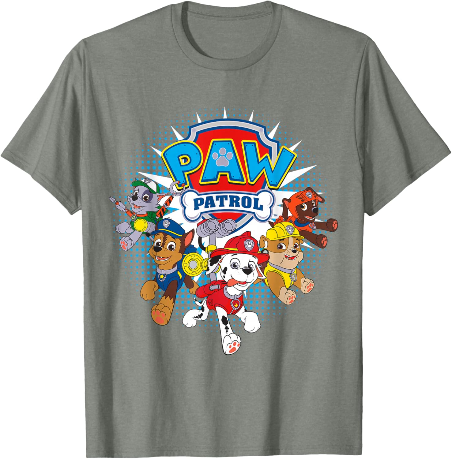 Paw Patrol Team Nickelodeon Kids T-Shirt for Fun Adventures - 6