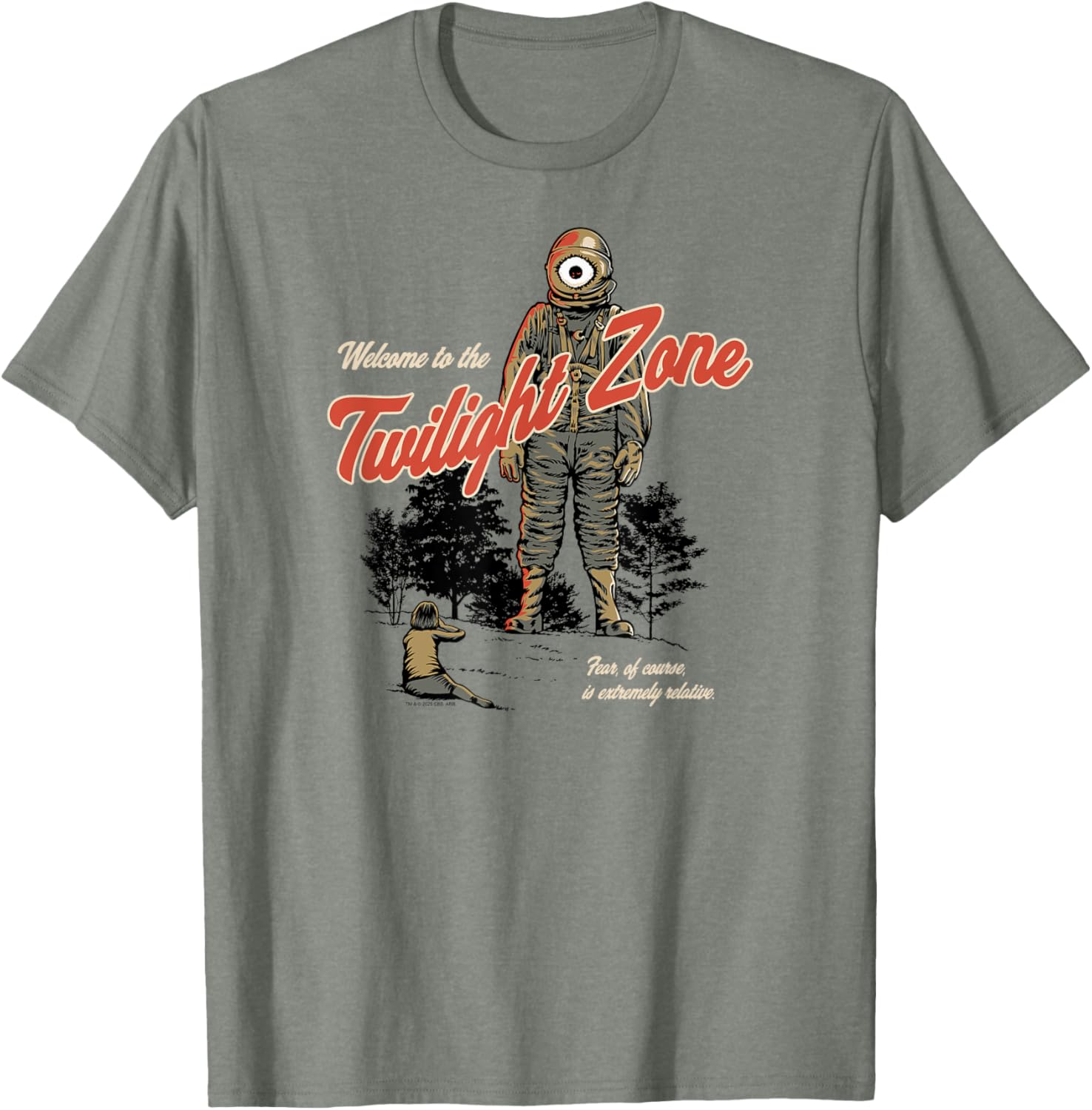 Twilight Zone Cyclops Retro TV Show T-Shirt for Fear Fans - 3