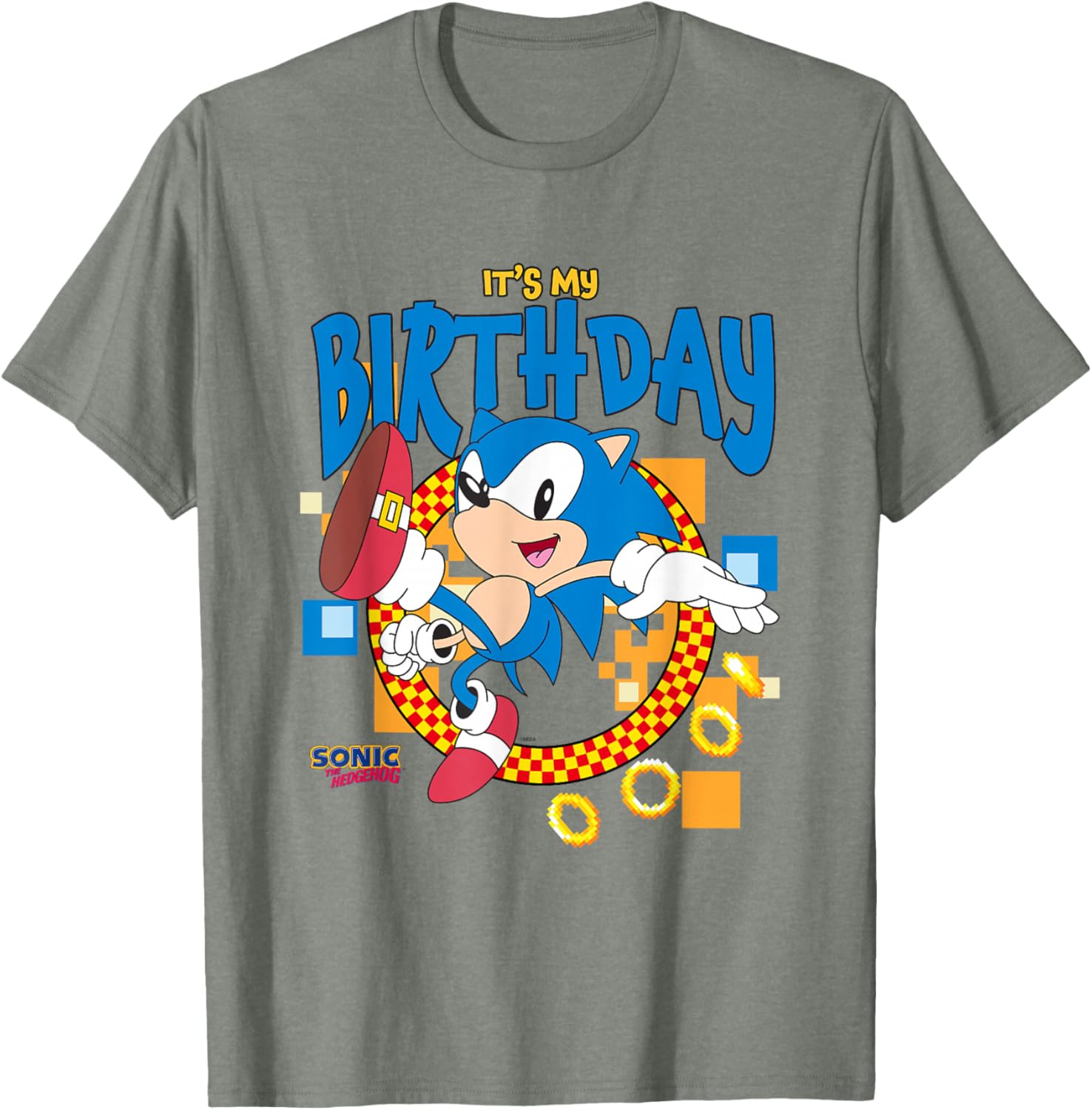 Sonic The Hedgehog Birthday T-Shirt for Fun Celebrations and Parties - 3