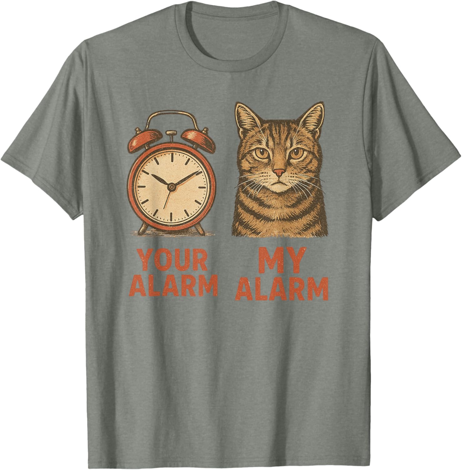 Vintage Kitty Print T-Shirt for Cat Lovers - Funny 60's Style Top - 5