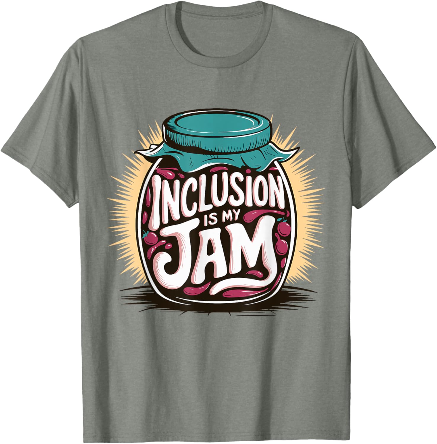 Inclusion Is My Jam T-Shirt for Special Ed SPED Teachers - Fun Apparel - 21