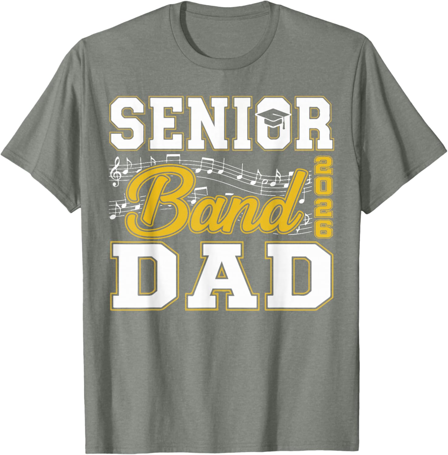 Senior Band Dad Class of 2026 Marching Band T-Shirt for Proud Fathers - 8