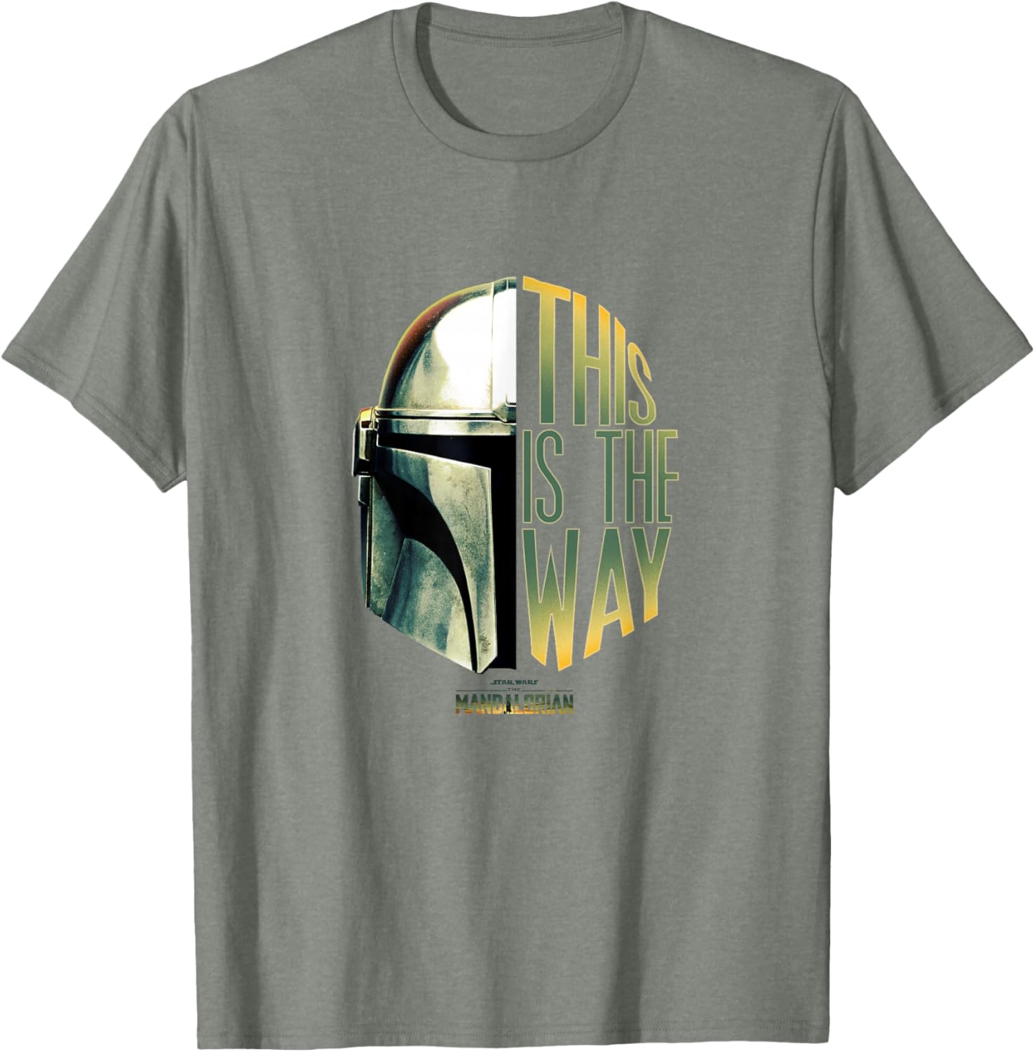 Star Wars The Mandalorian This Is The Way Helmet Logo T-Shirt for Fans - 10