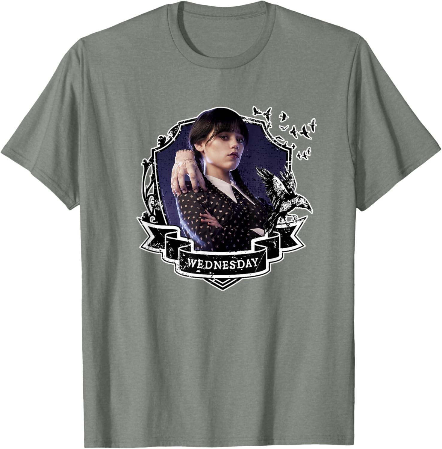 Wednesday Nevermore Graphic T-Shirt for Fans of Iconic Wednesday Style - 14