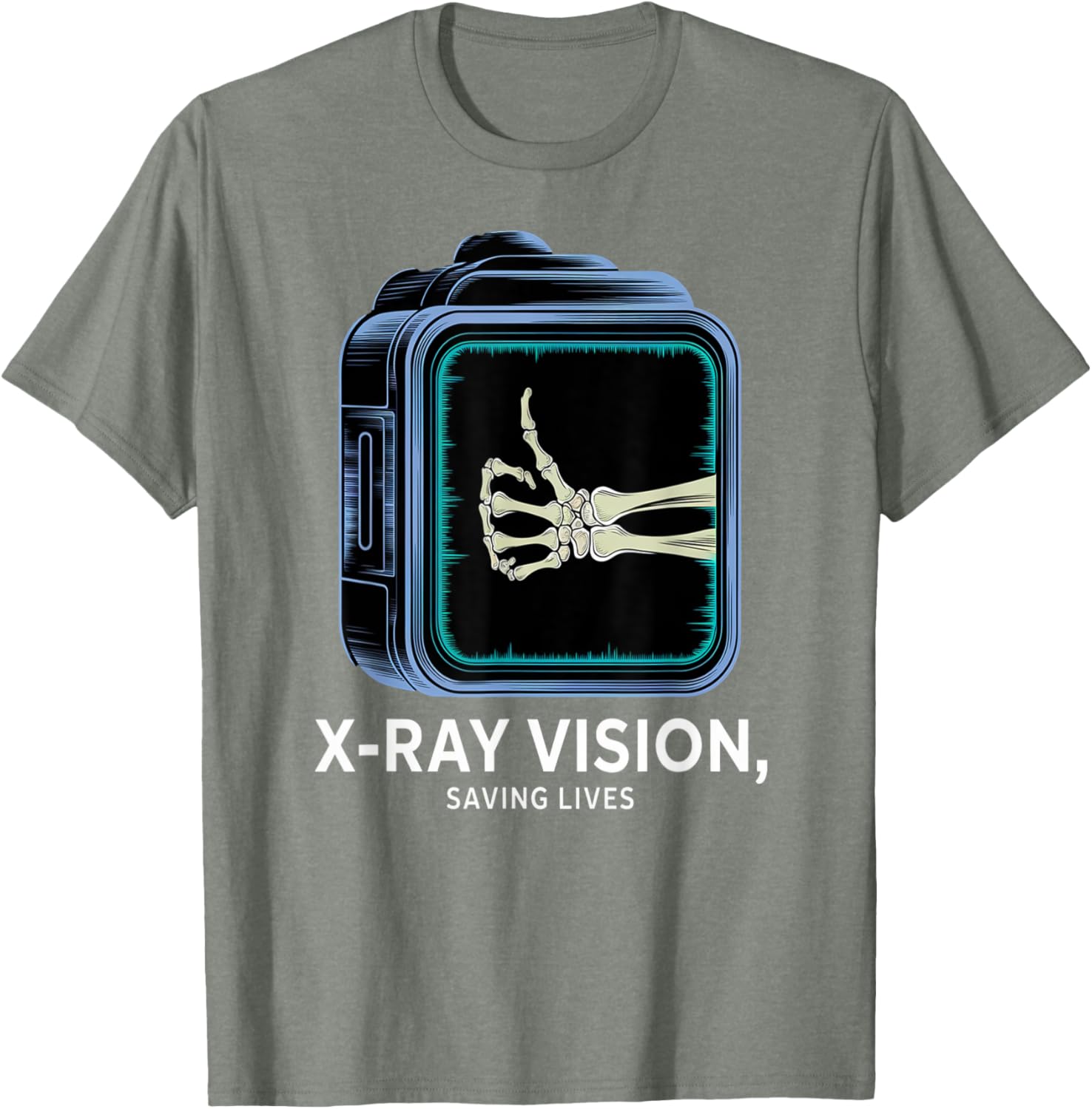 X-Ray Vision T-Shirt for Health Heroes Saving Lives Daily - 8