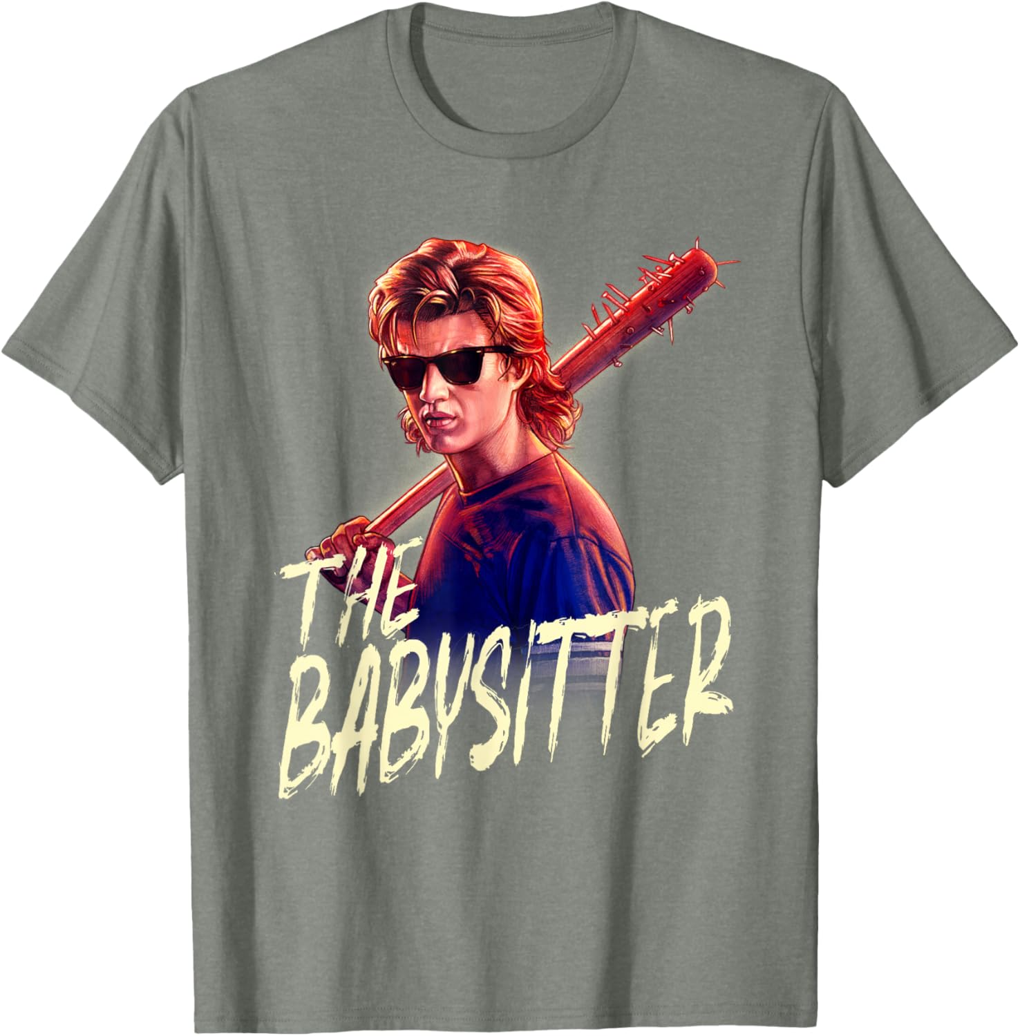 Stranger Things Steve The Babysitter Portrait T-Shirt for Fans - 5