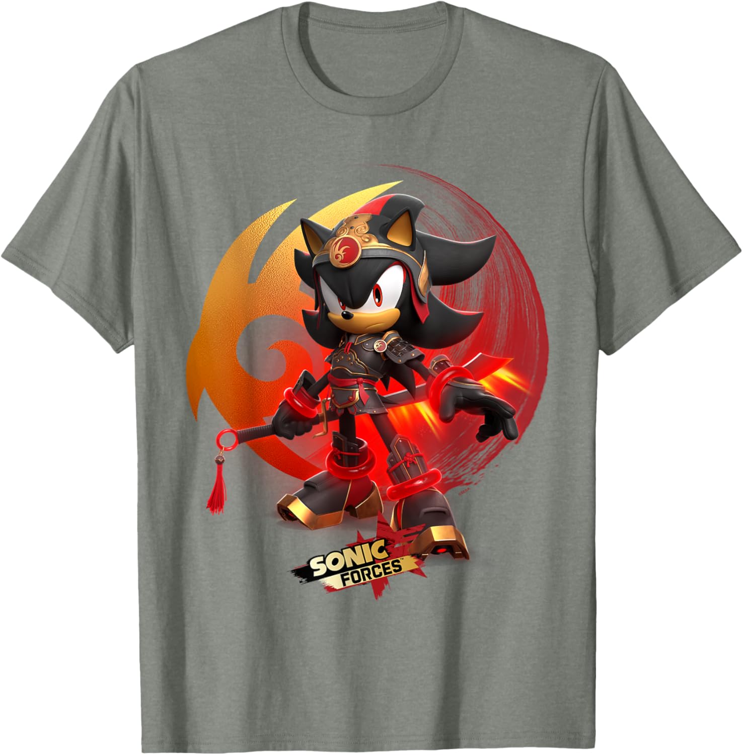 Sonic Forces Warrior Shadow T-Shirt for Fans of Sonic Adventures - 5