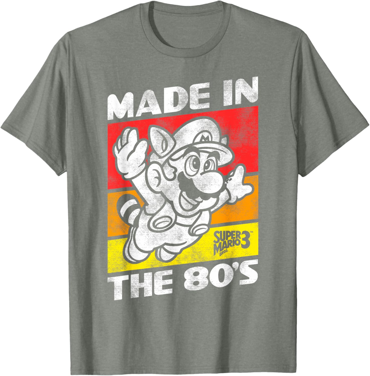 Retro Nintendo Super Mario 3 T-Shirt for 80's Gaming Fans - 1