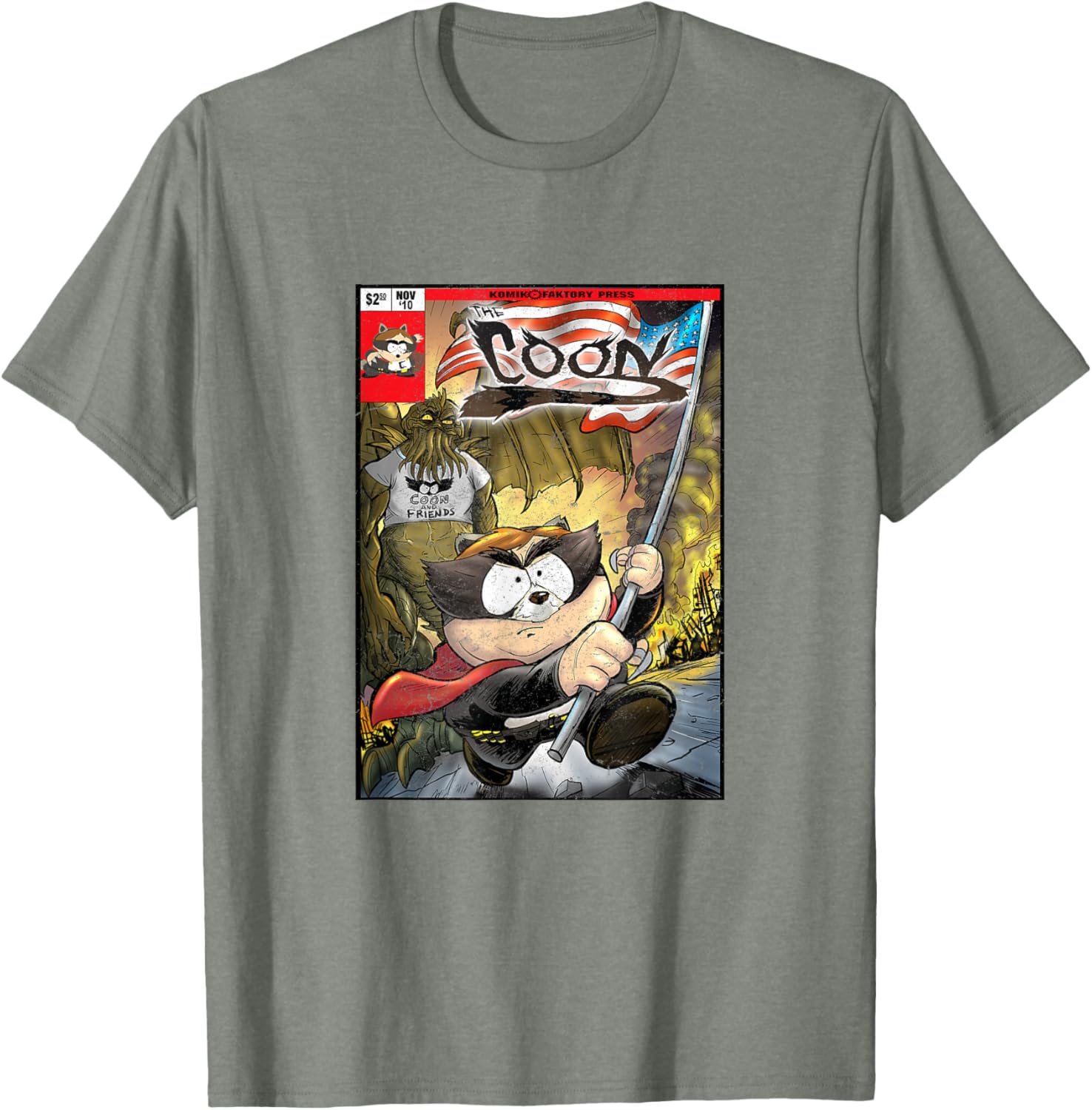South Park Coon And Friends Comic Cover T-Shirt for Fans and Collectors - 12