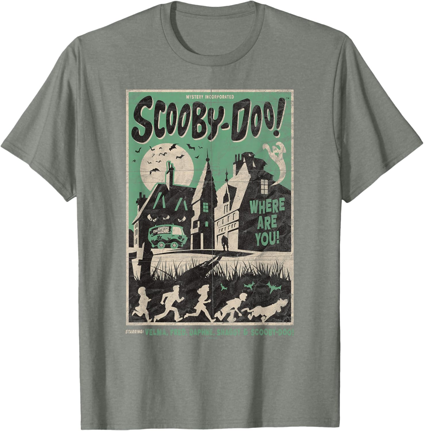 Scooby-Doo Mystery Incorporated Scary House Movie Poster T-Shirt - 6