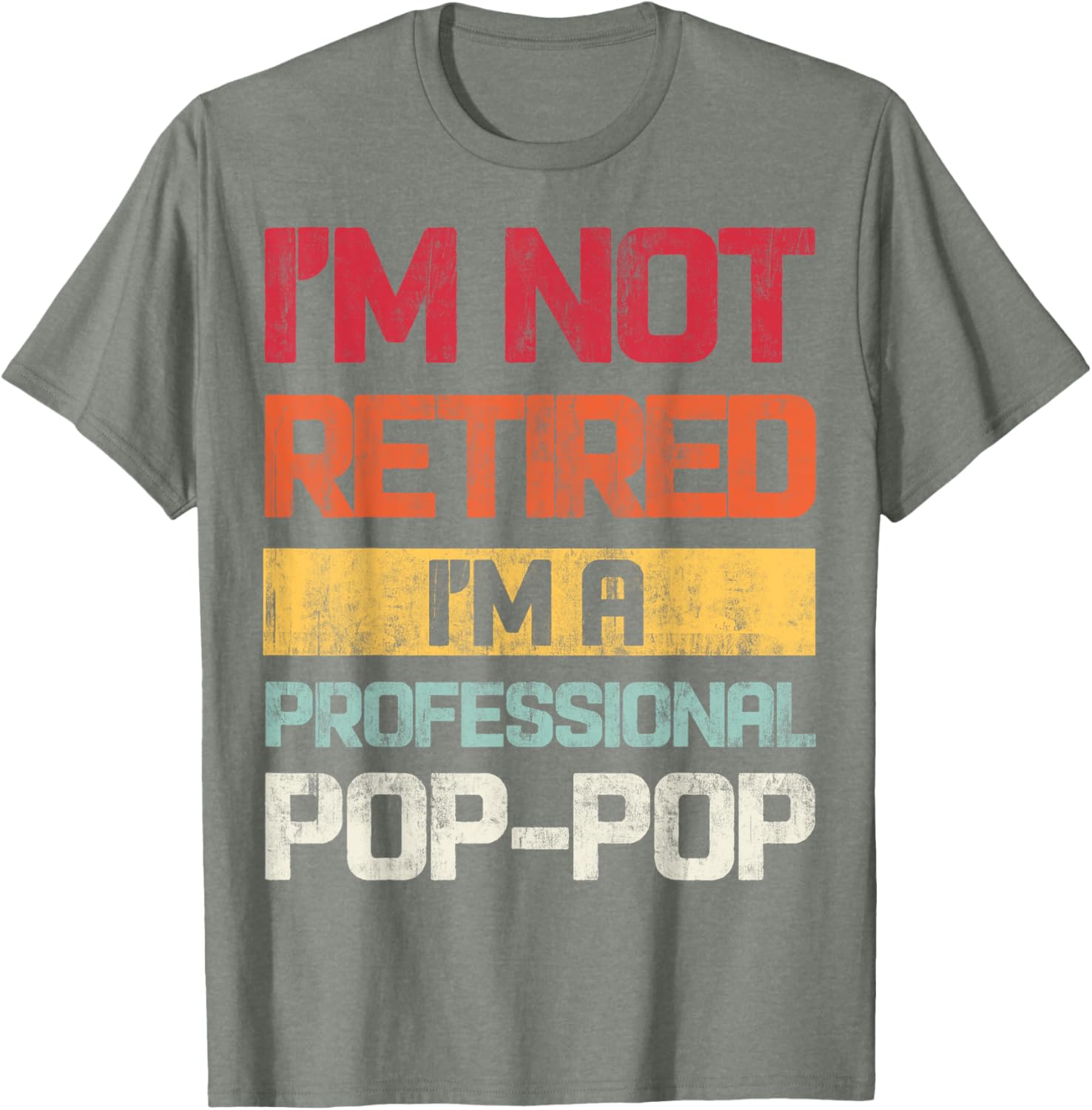 Professional Grandad Retro T-Shirt Fun Gift for Grandpa's Wardrobe - 1