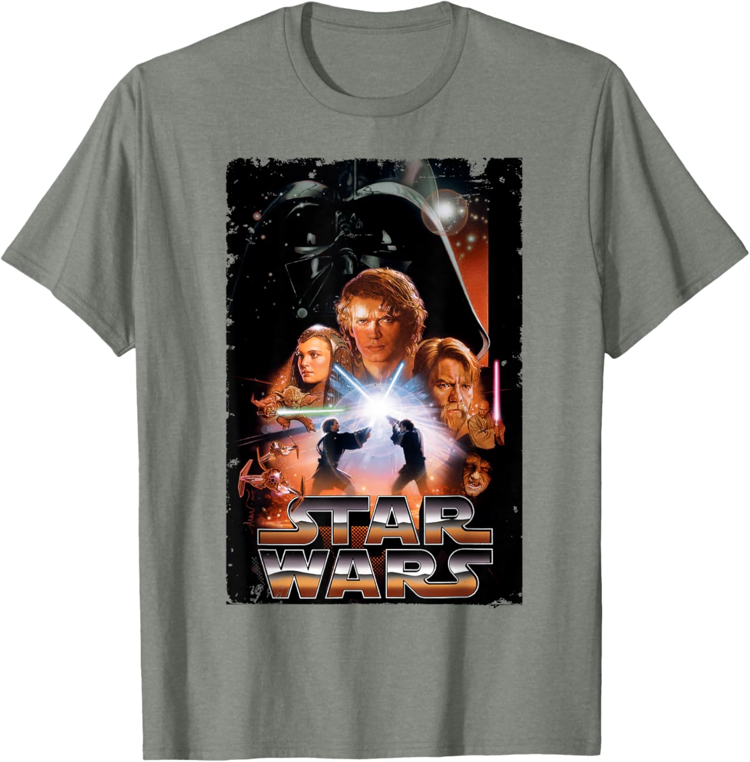Vintage Star Wars Revenge of the Sith T-Shirt for Disney Fans - 9