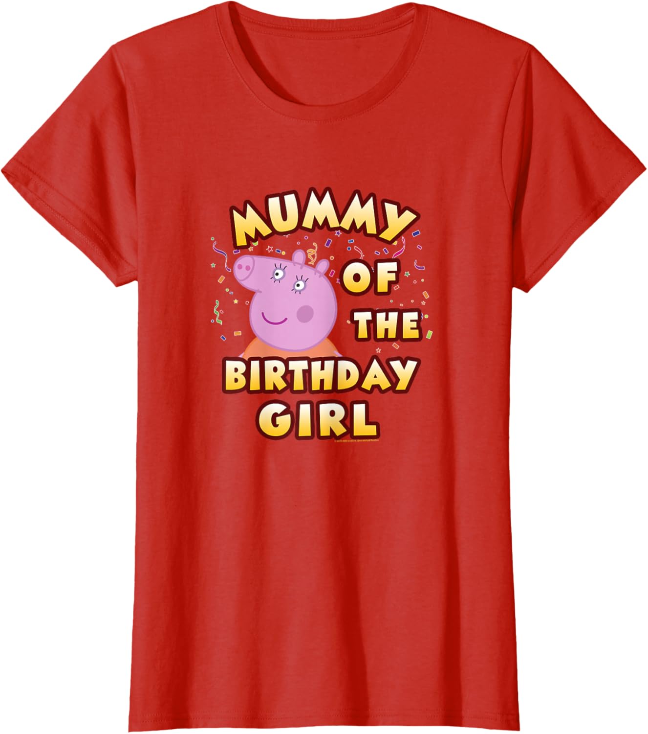 Peppa Pig Mummy of the Birthday Girl T-Shirt Fun Kids Party Outfit - 1