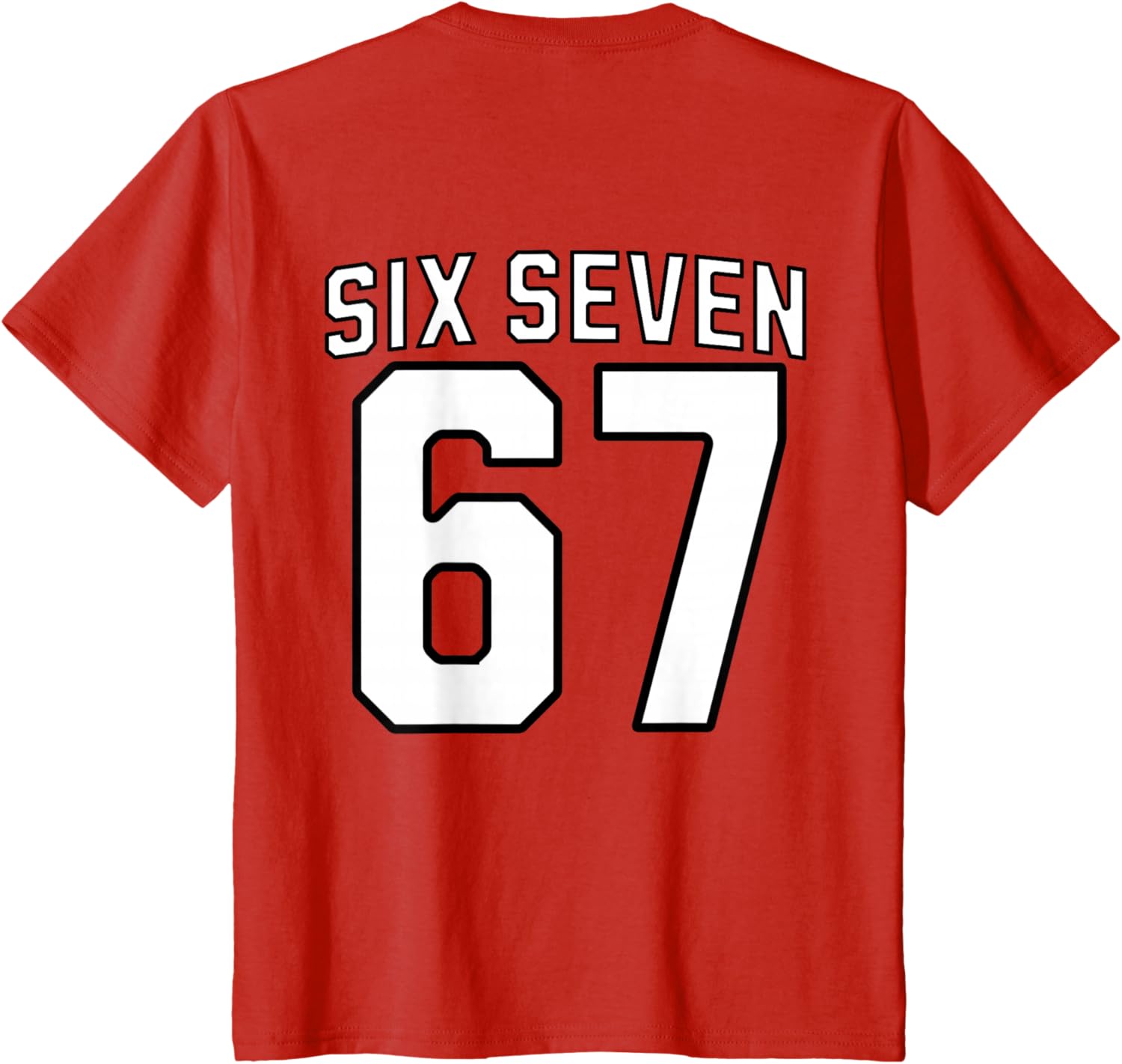 Six Seven 67 Sports Jersey T-Shirt for Kids Boys Girls Teens Fashion - 1