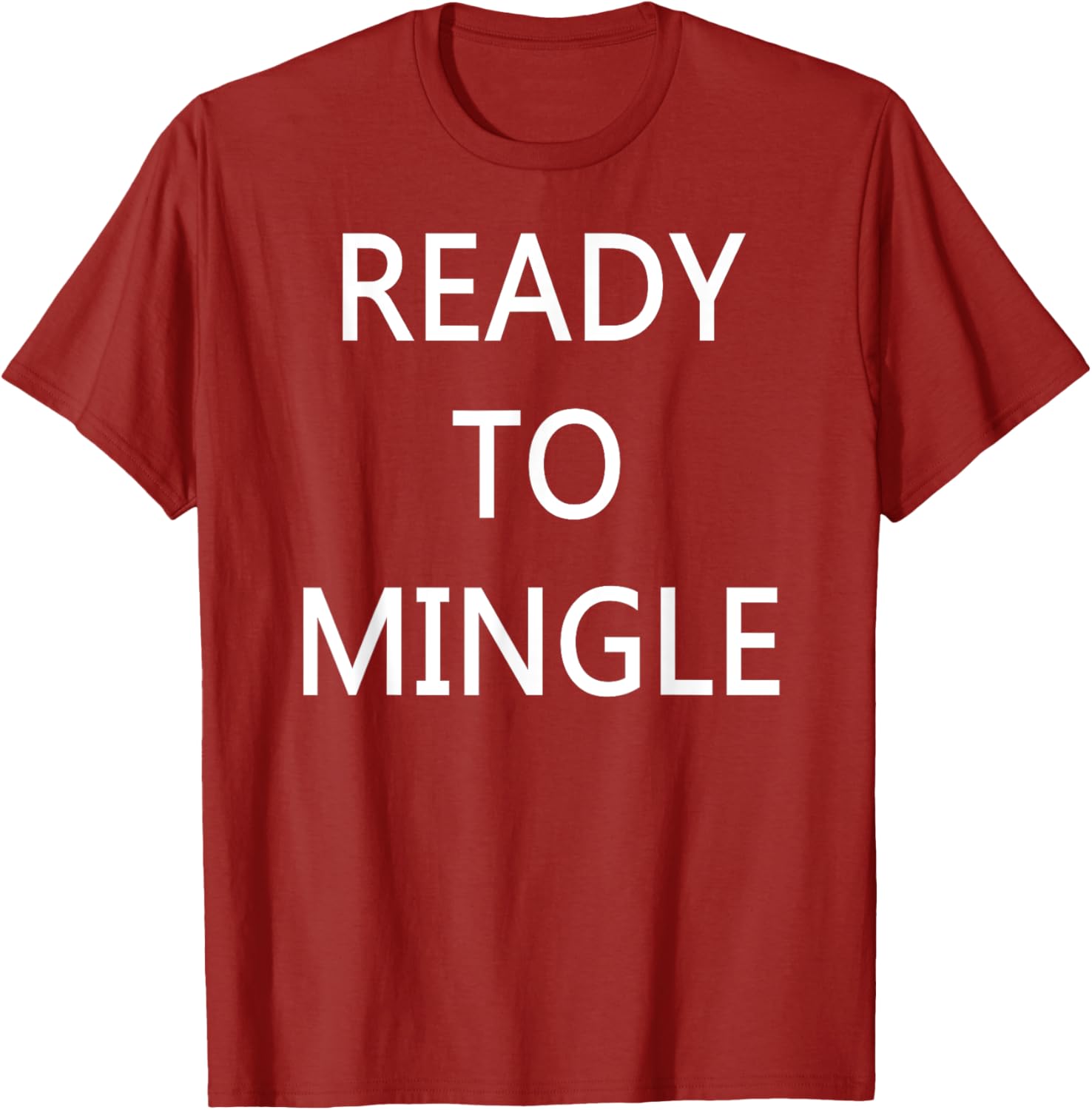 Ready to Mingle Single Status T-Shirt for Fun Lovers and Friends - 12