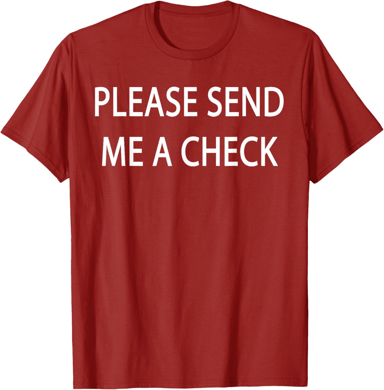 Please Send Me a Check T-Shirt for Fun and Casual Style - 22
