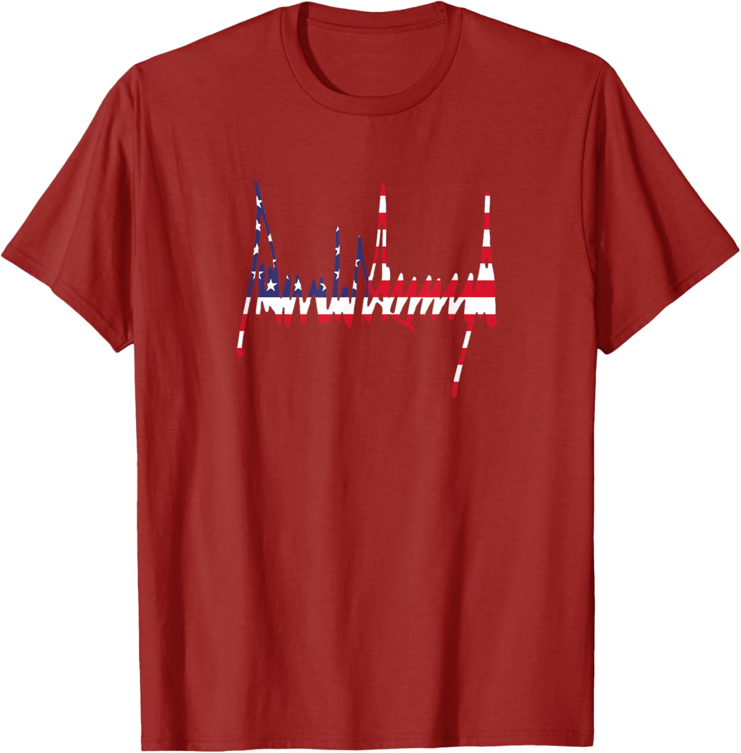 Signature US Flag Number 47 Jersey T-Shirt for 4th of July Celebration - 1