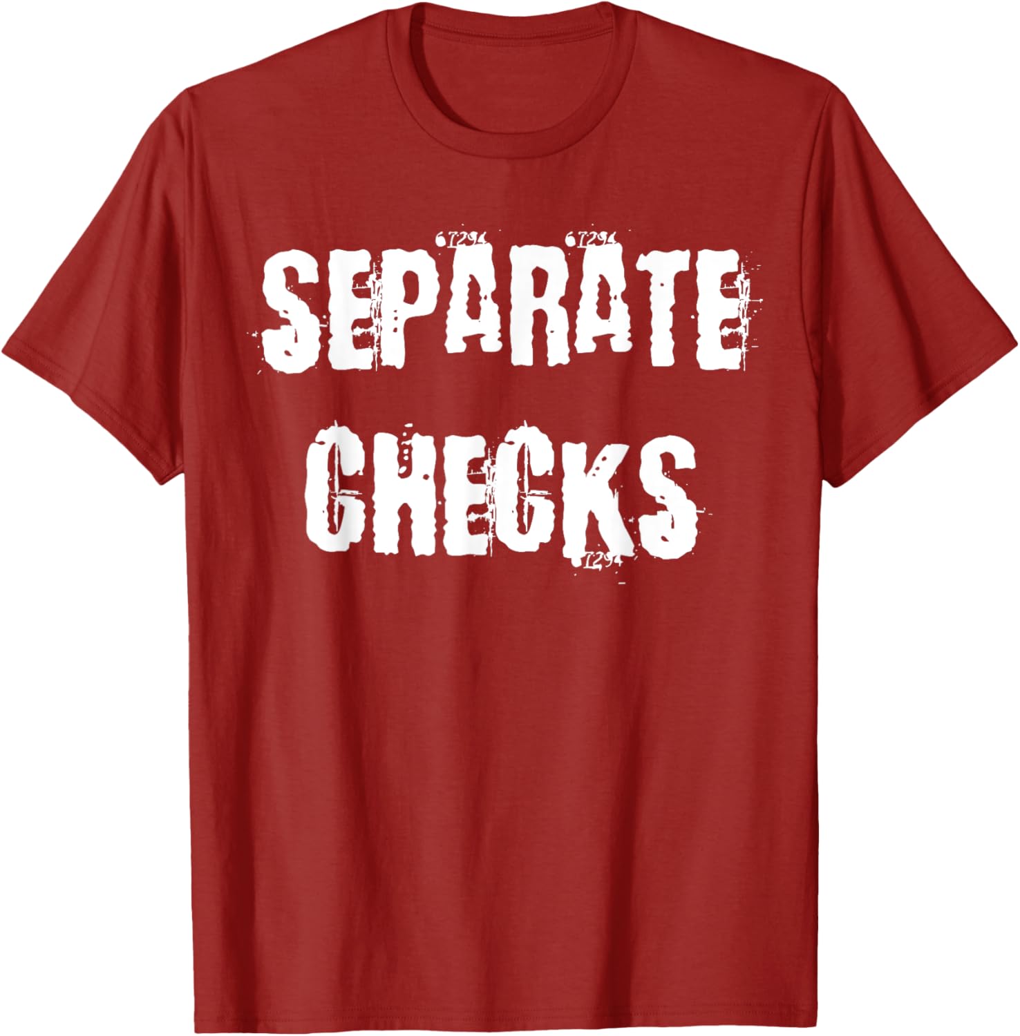 Separate Checks Funny Restaurant T-Shirt for Food Lovers and Waitstaff - 15