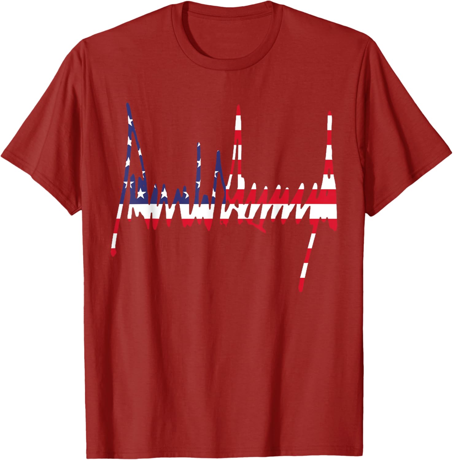 Signature US Flag Number 47 Jersey 45th Anniversary 4th of July Tee - 20