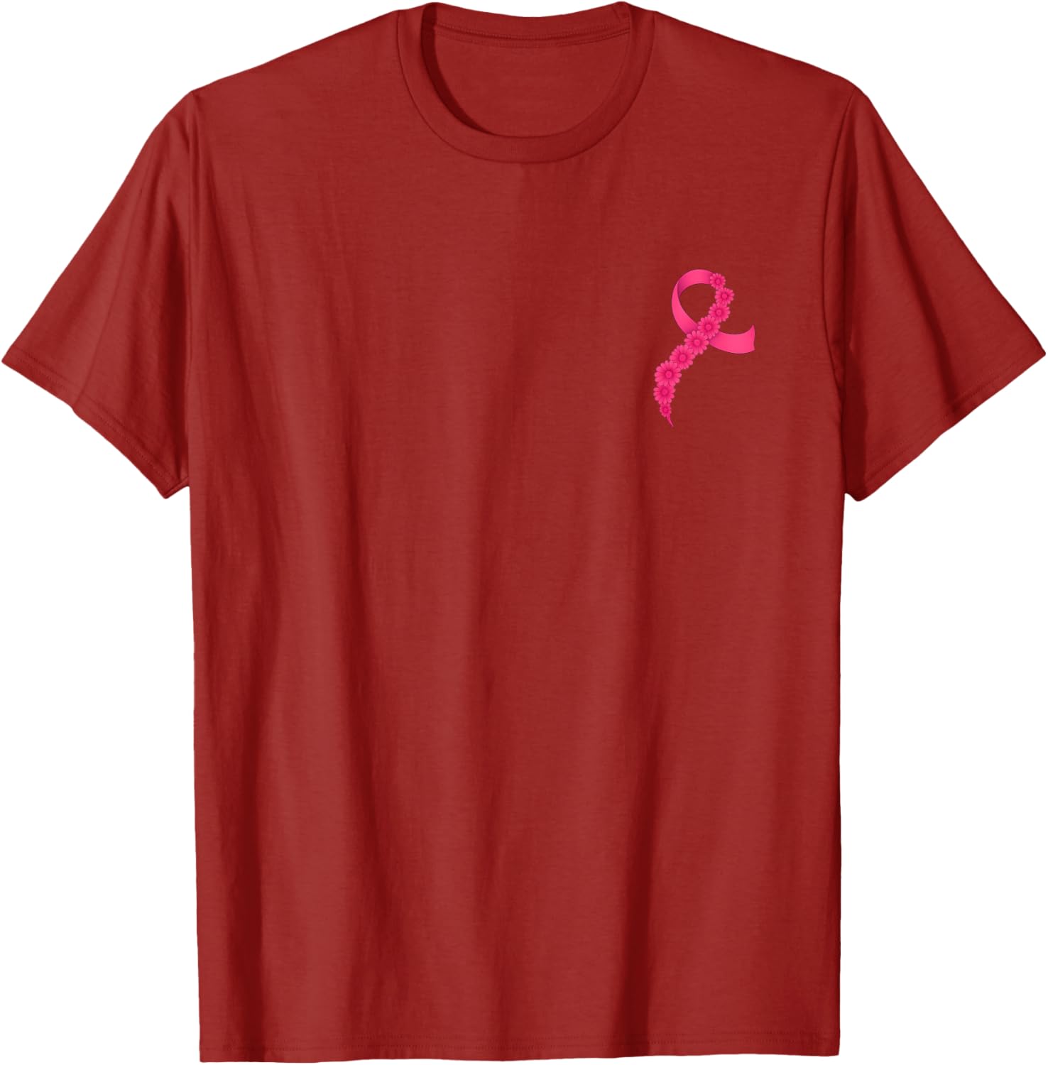 Support Breast Cancer Awareness with Pink Ribbon T-Shirt for Men and Women - 12