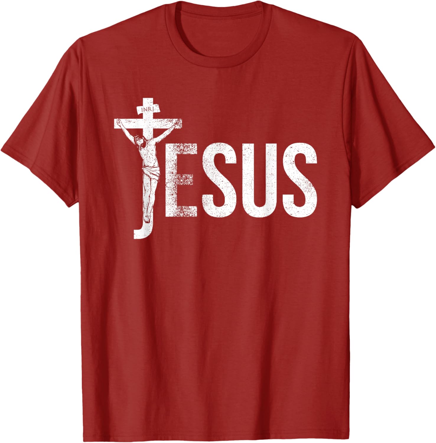 Vintage Jesus Christ Crucifixion T-Shirt with Crown of Thorns Design - 22