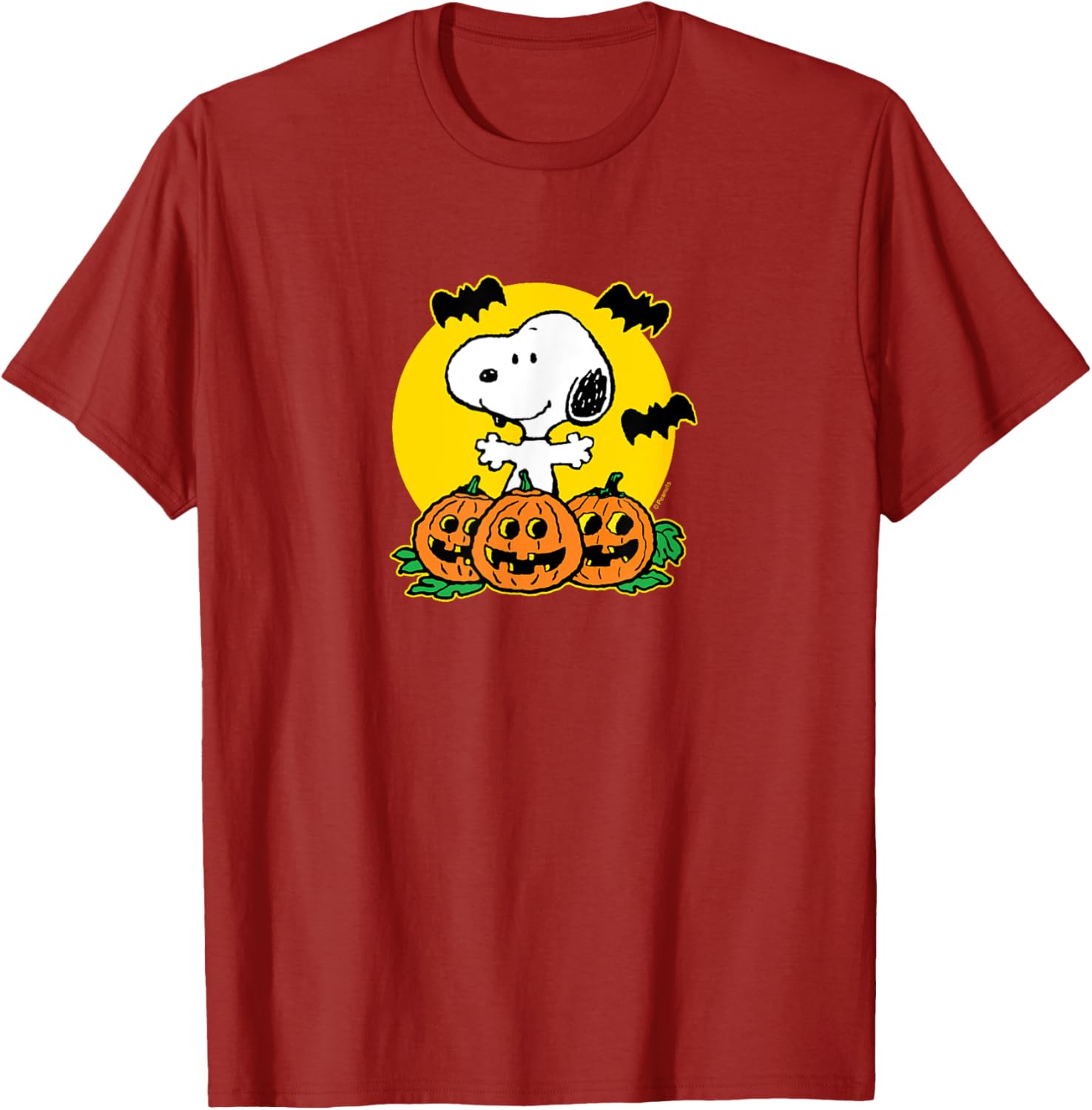 Snoopy Pumpkin Patch Halloween T-Shirt for Peanuts Fans - Fun Apparel - 14