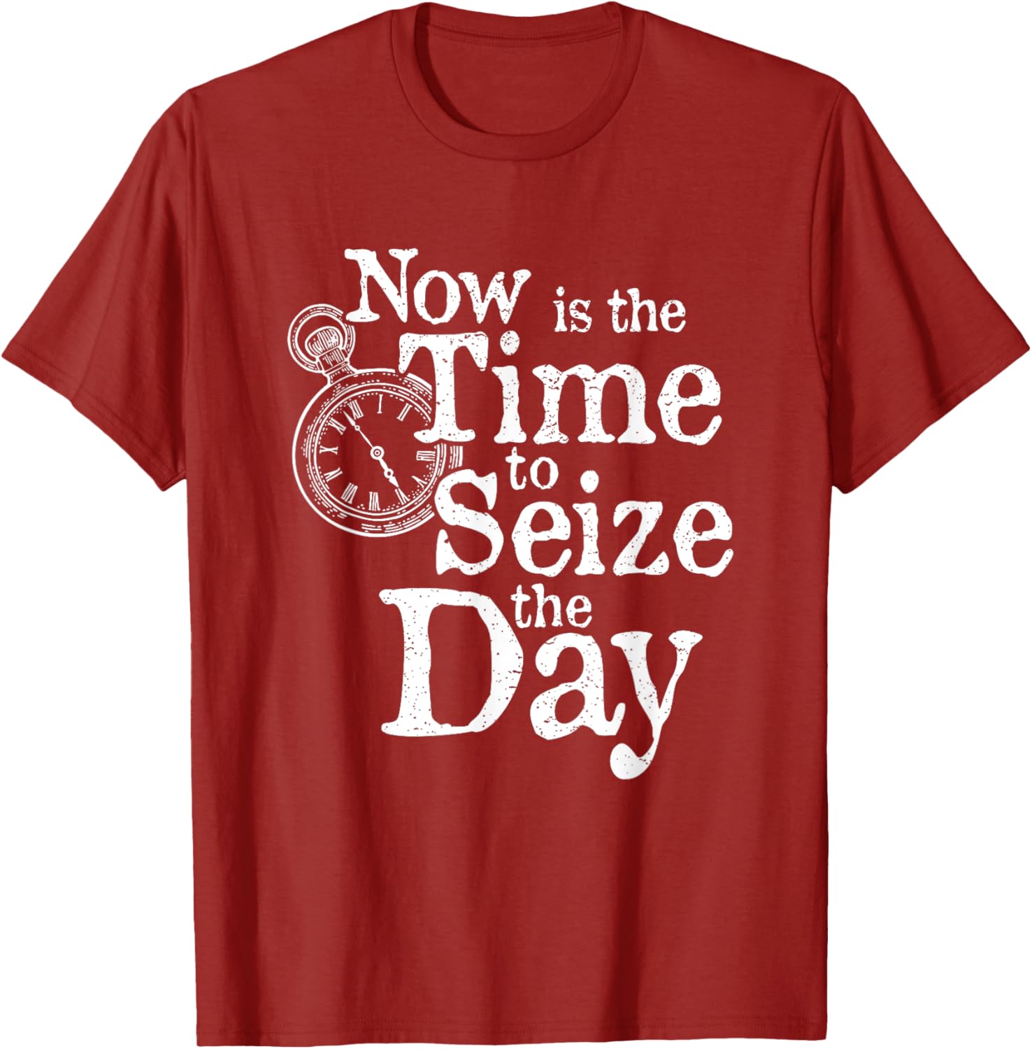 Seize the Day Motivational Quote T-Shirt for Back to School Fun - 5