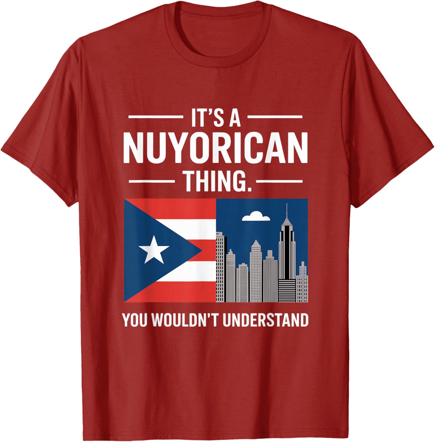 Nuyorican Puerto Rico Boricua New York T-Shirt for Proud Locals - 13