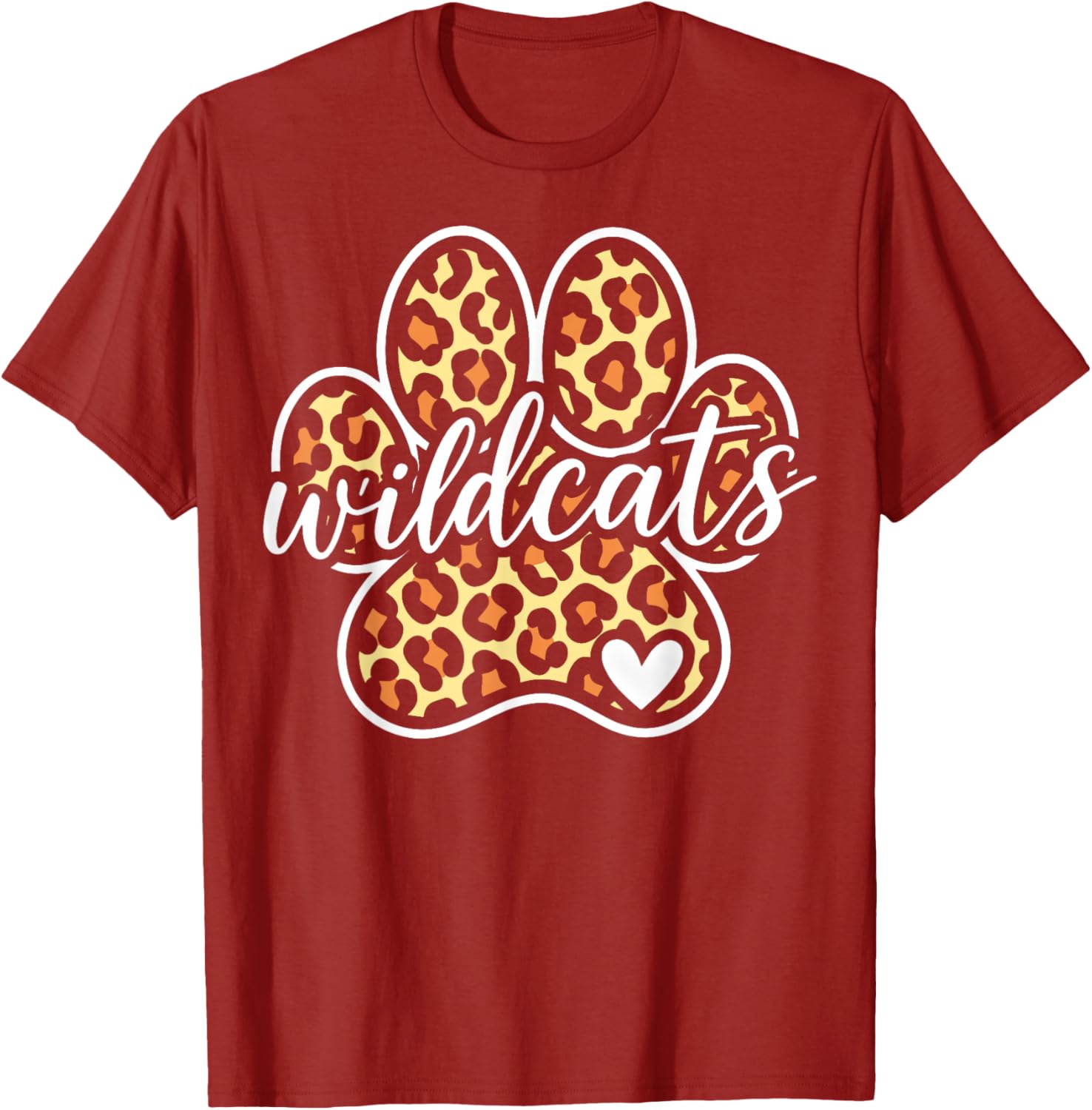 Wildcats Heart Vintage T-Shirt for Men, Women, Kids - Cool Graphic Tee - 19