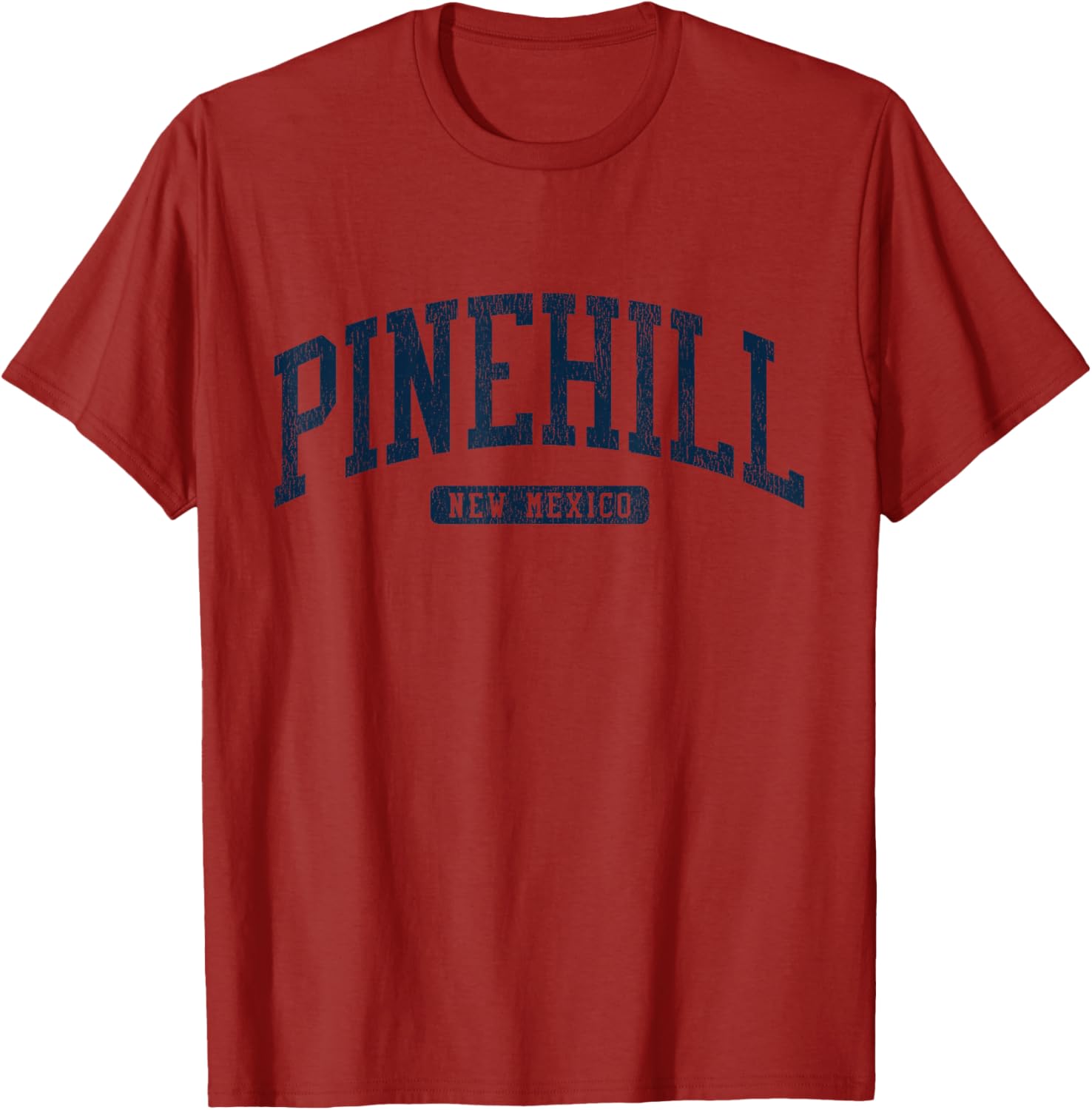 Pinehill New Mexico College Style Blue T-Shirt for Students and Fans - 1