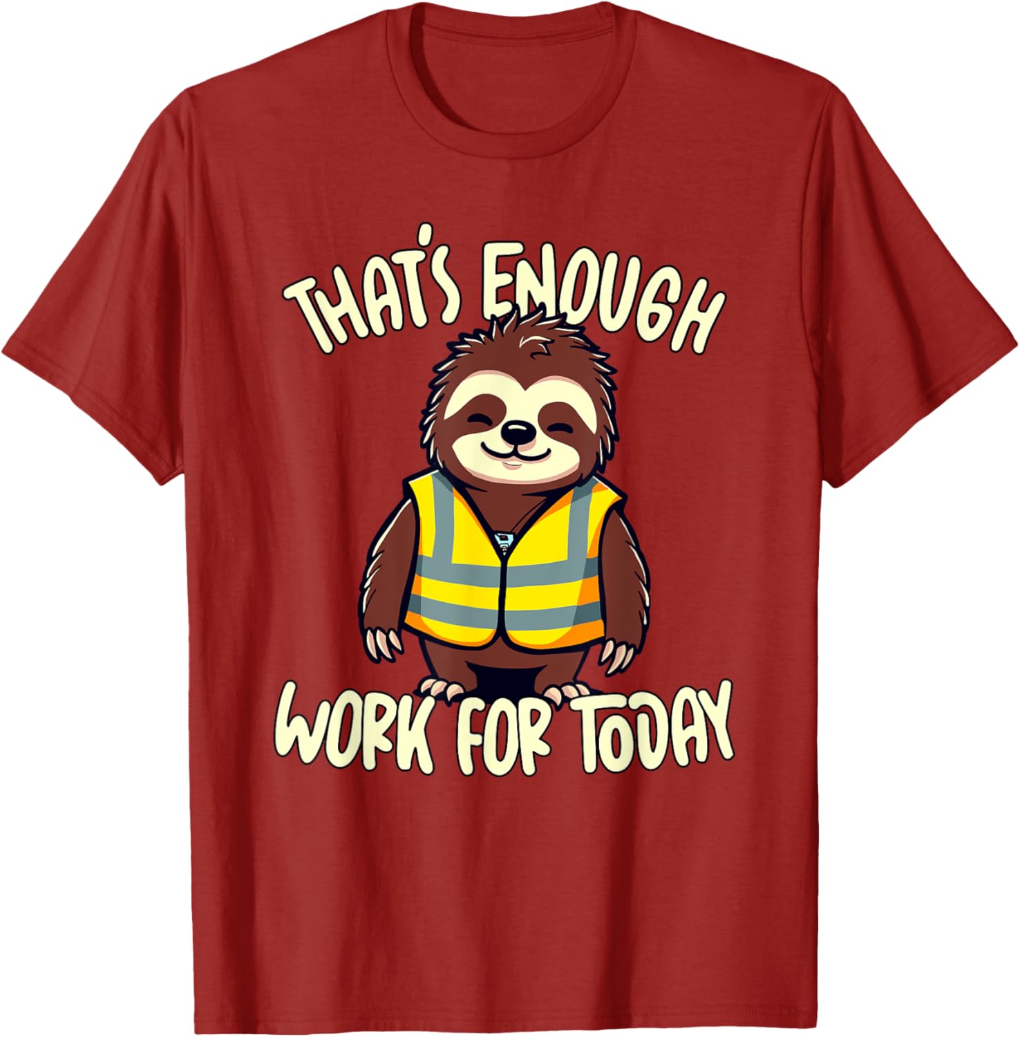 Sloth Lazy Coworker T-Shirt Perfect for a Relaxed Workday Vibes - 27