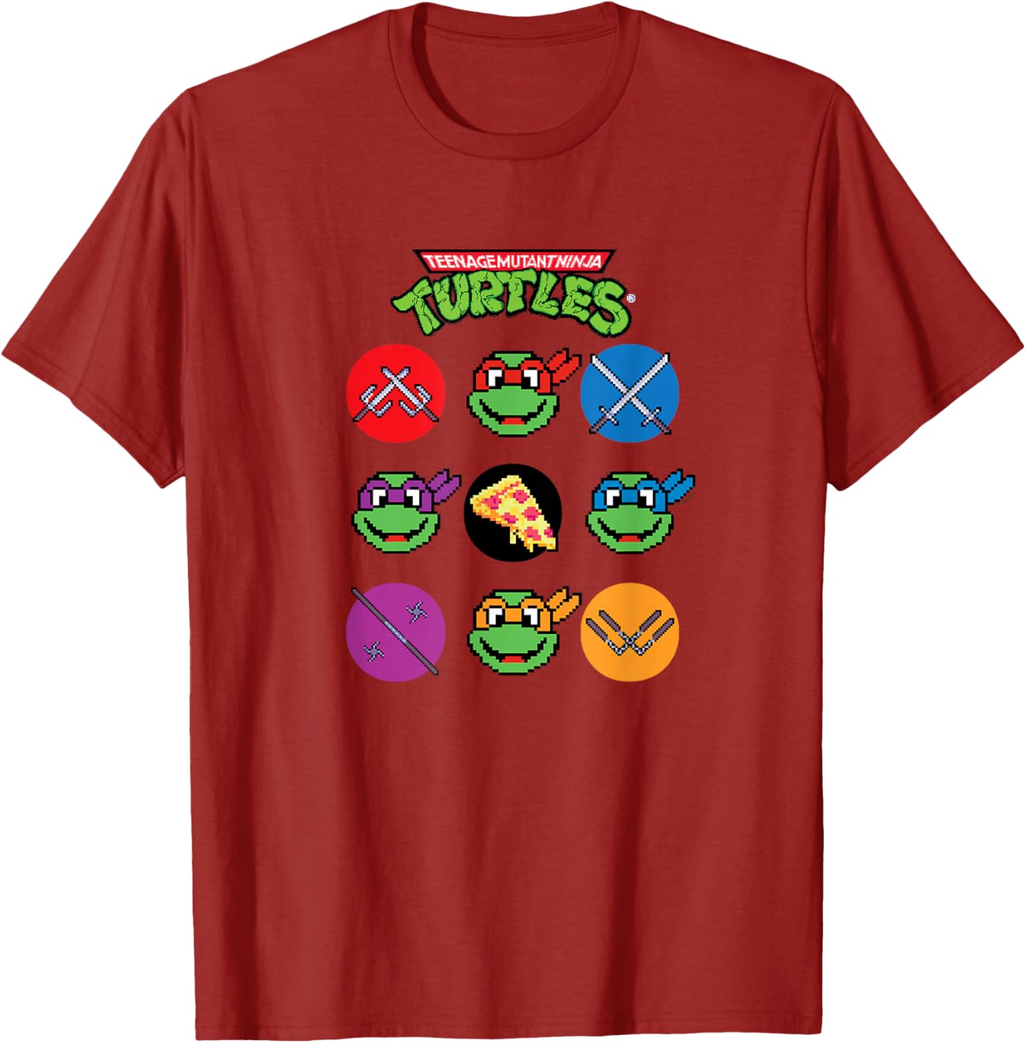Teenage Mutant Ninja Turtles Grid Tee Stylish Youth Shirt for Fans - 6