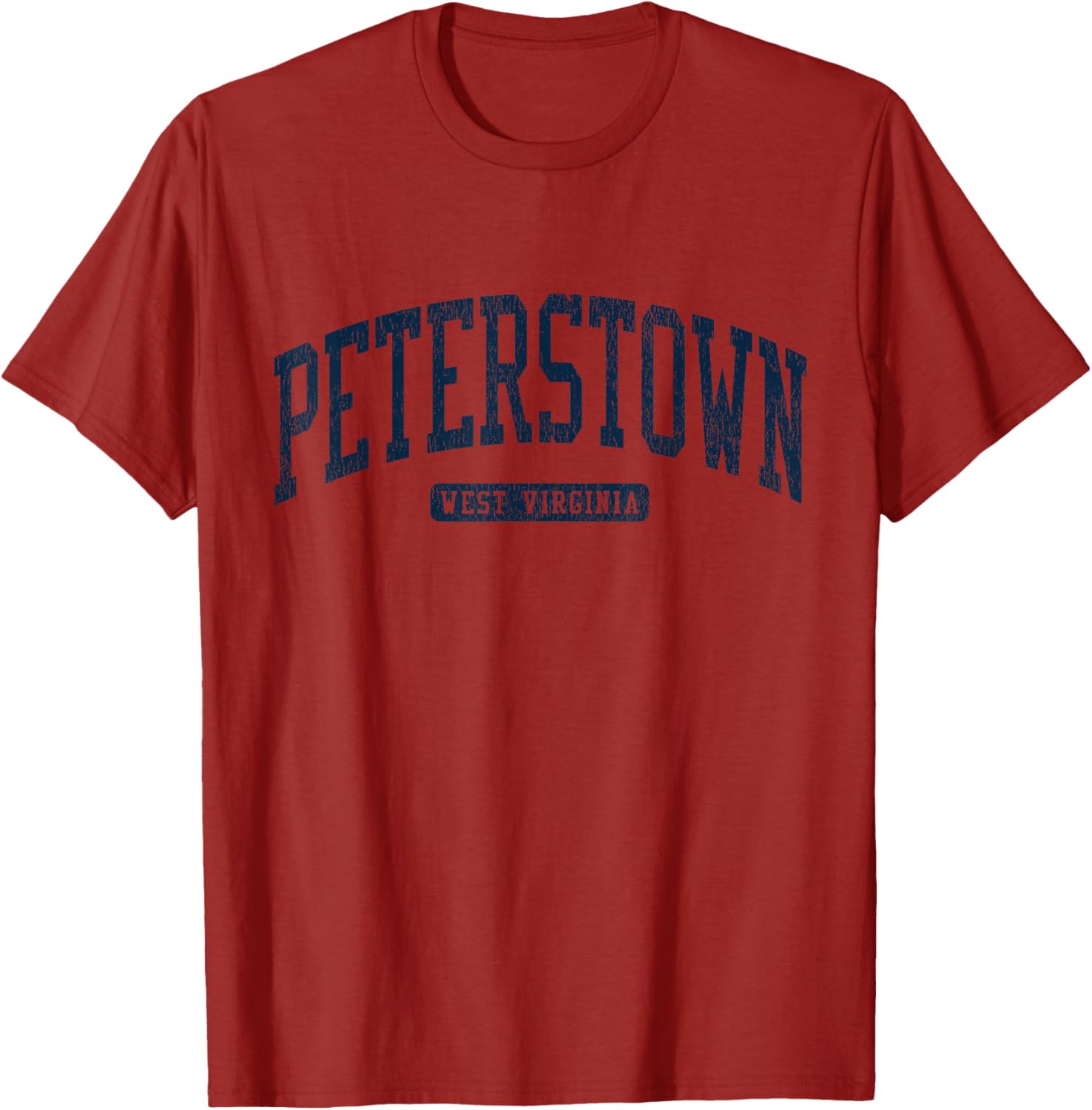Peterstown WV College University Blue T-Shirt for Students and Alumni - 15