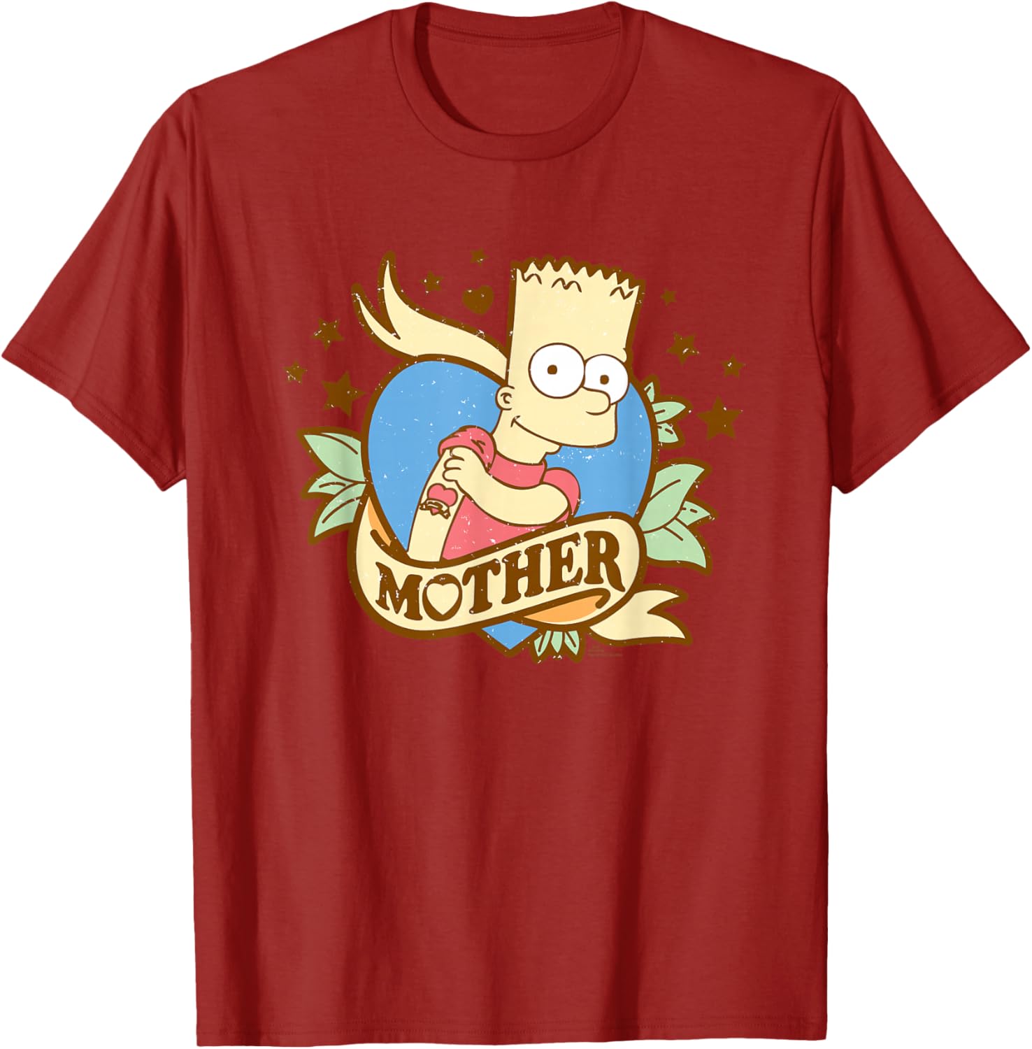 Retro Bart Simpson Mother's Day T-Shirt Gift for Moms and Fans - 24
