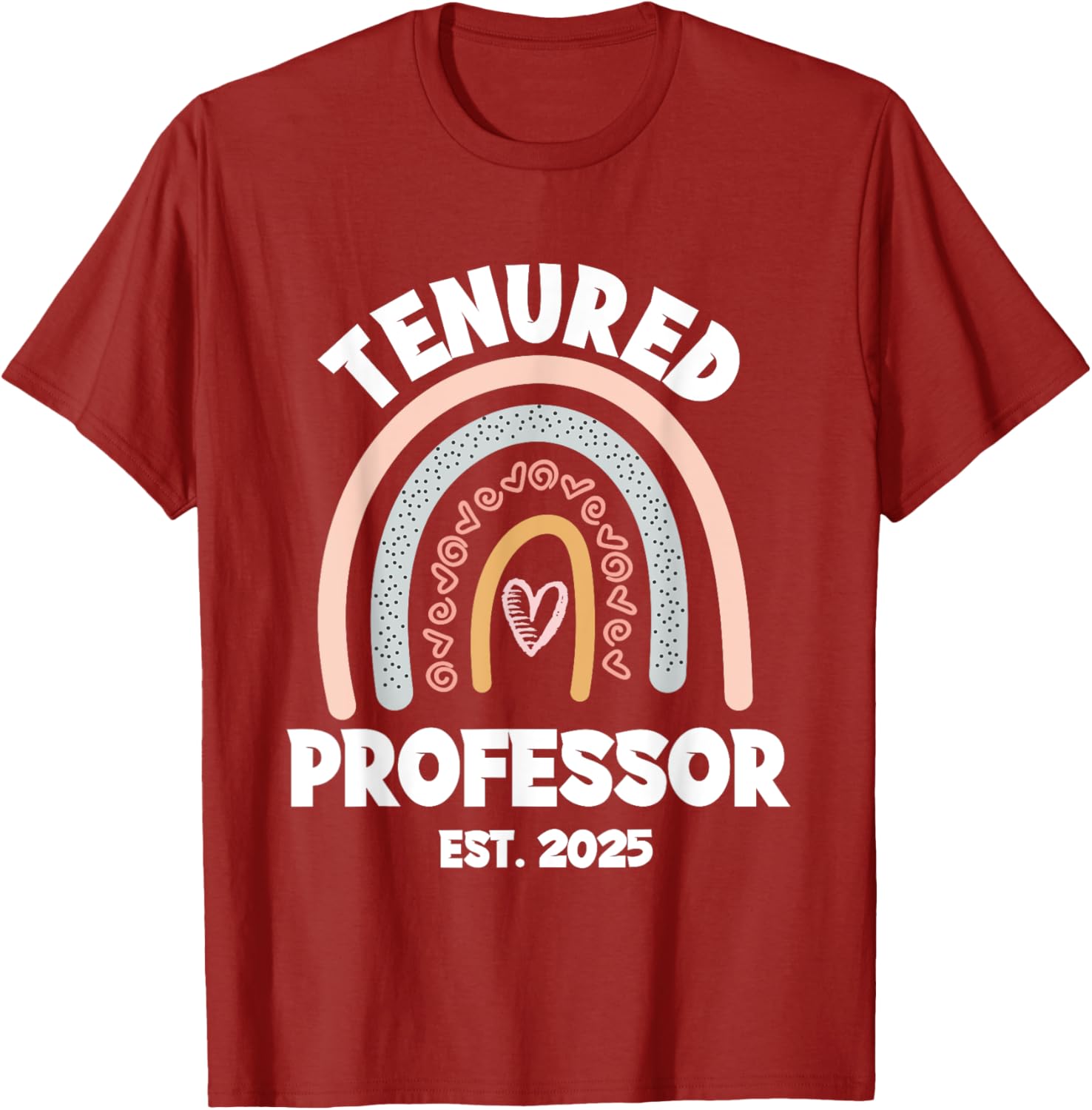 Tenured Professor 2025 Women in Academia T-Shirt for Educators - 10