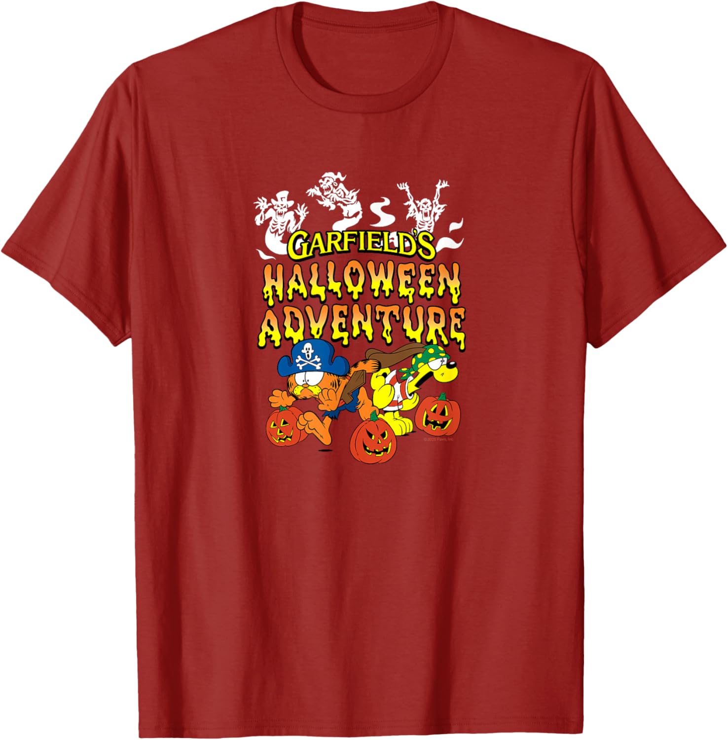 Garfield Halloween Adventure T-Shirt for Fun and Festive Style - 15