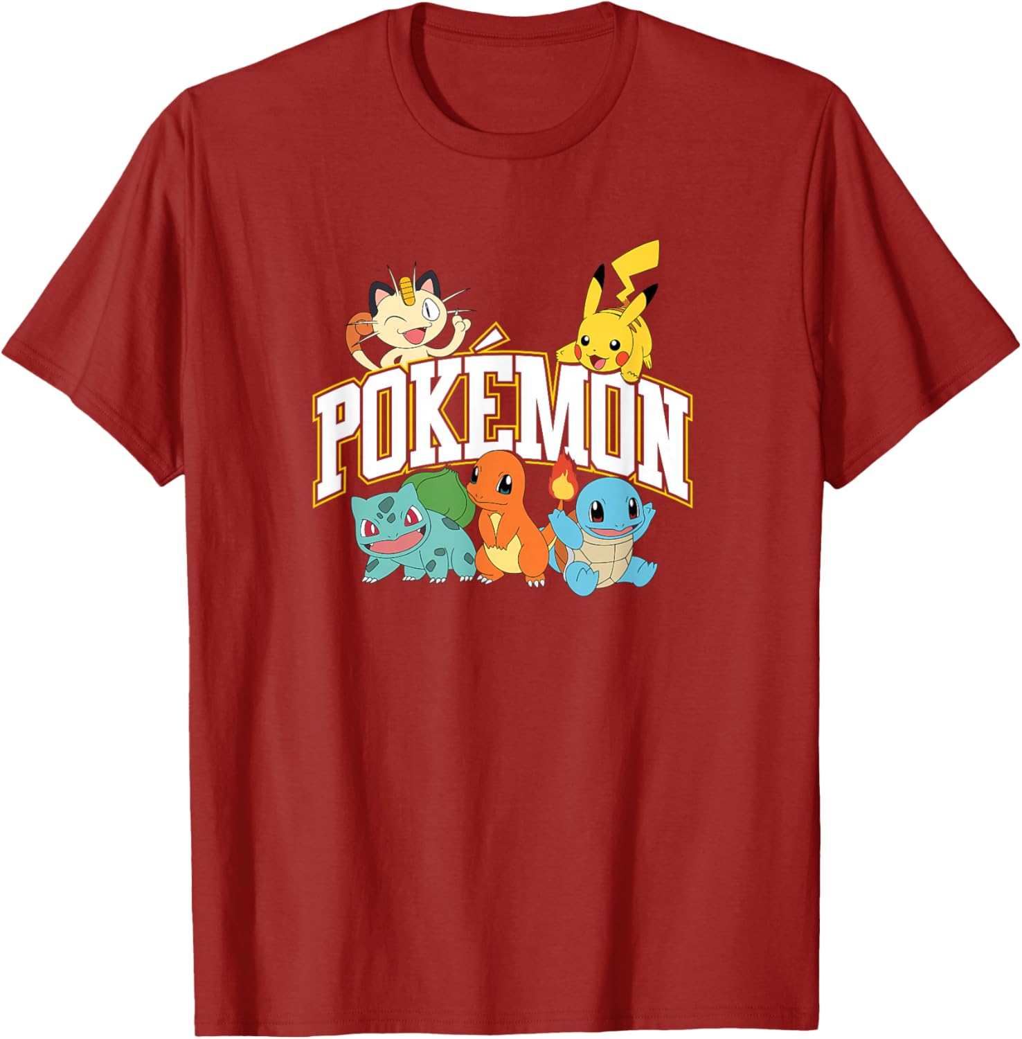 Pokémon Athletic Group T-Shirt for Fun and Active Adventures - 3