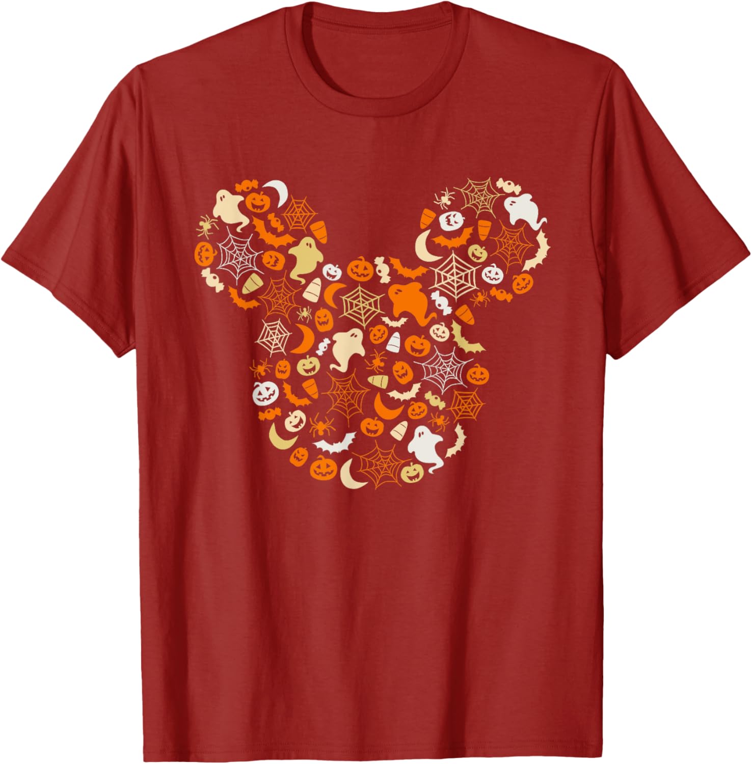 Disney Mickey Mouse Halloween T-Shirt with Ghosts Pumpkins and Spiders - 6