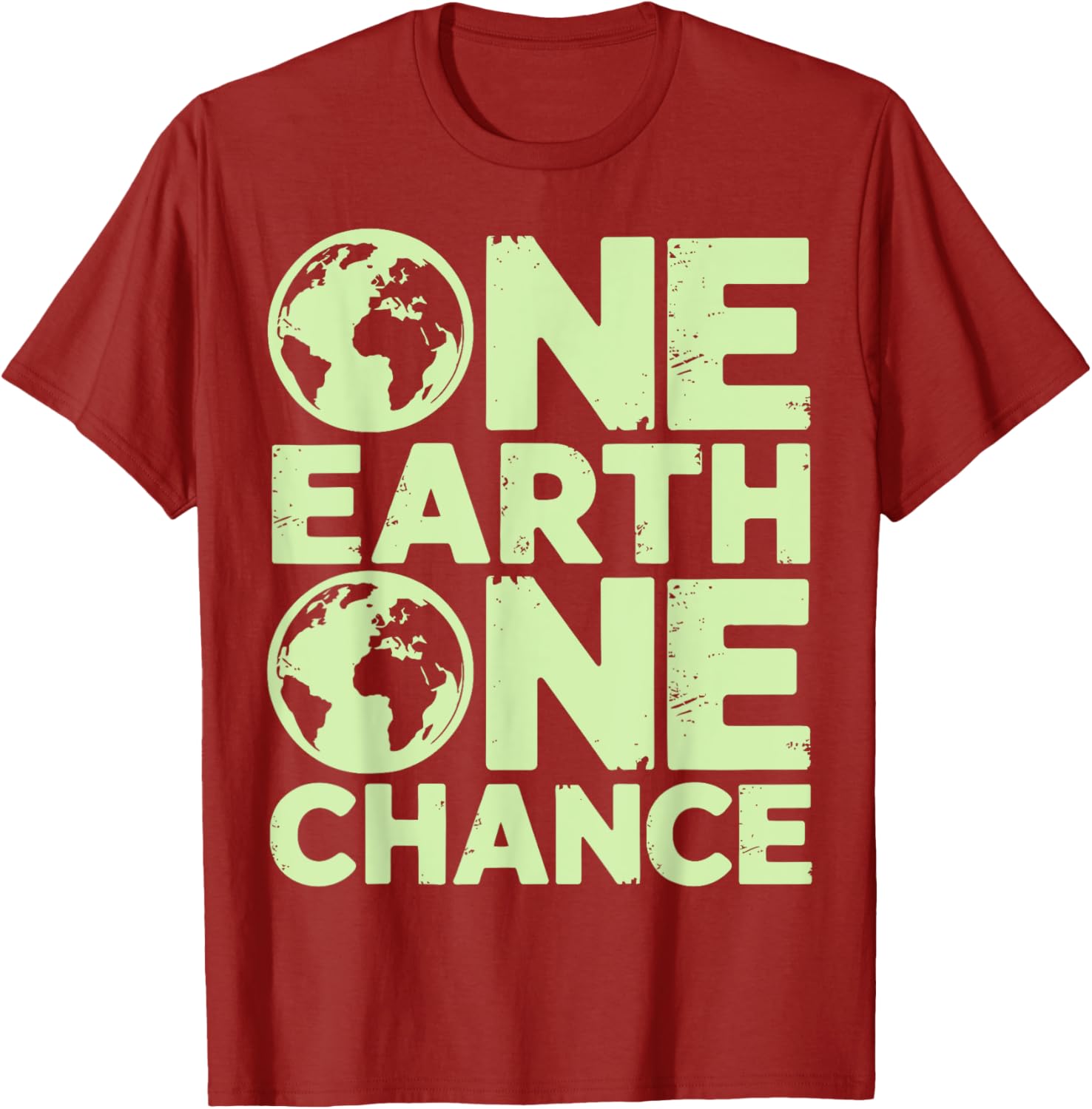 One Earth One Chance Save Earth Day T-Shirt for Eco-Friendly Fun - 2