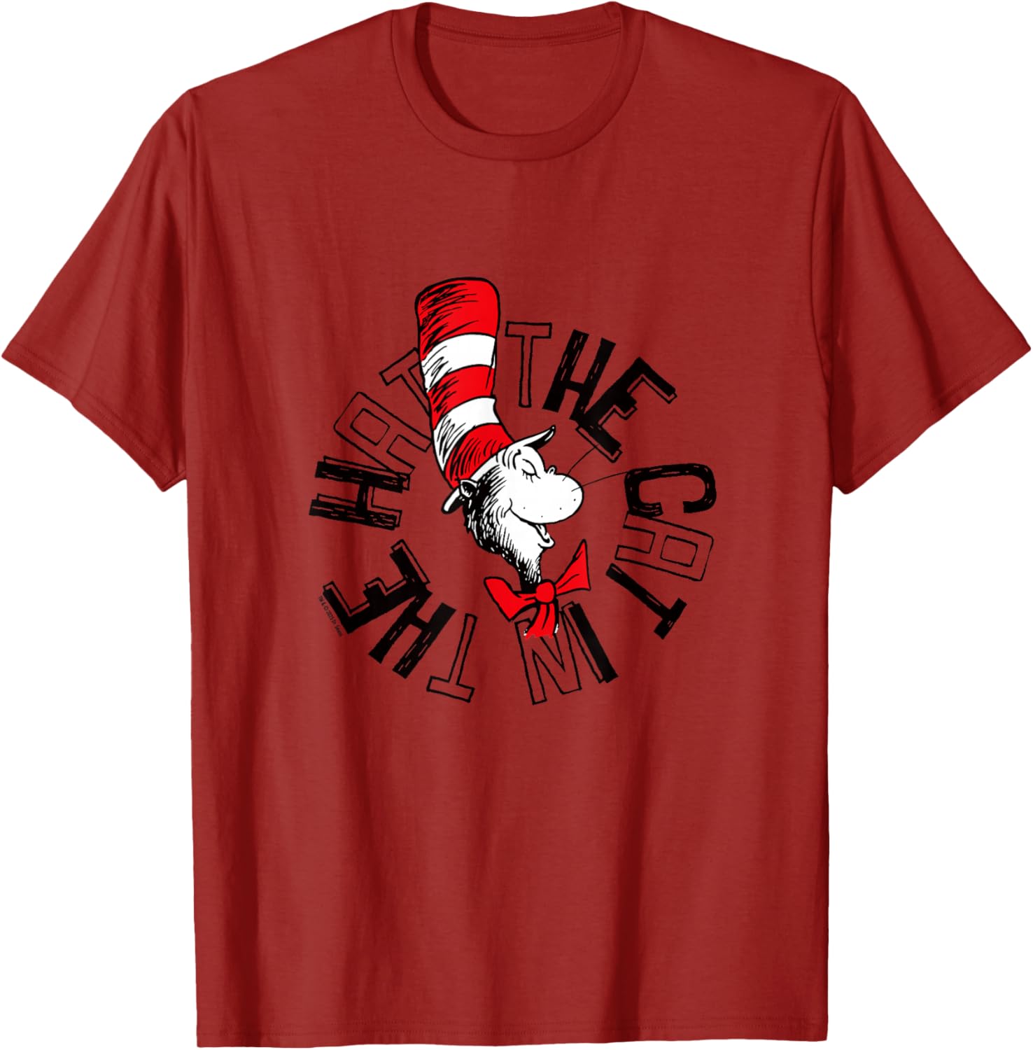 Official Cat in the Hat Circle Logo T-Shirt for Fun and Style - 22