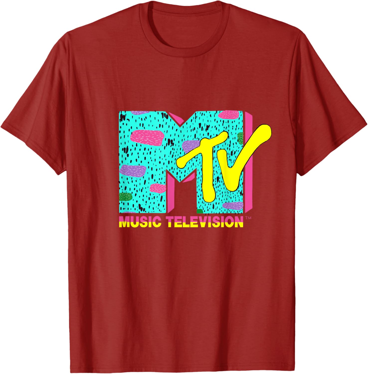 Vibrant Mademark x MTV Logo T-Shirt with Funky Design for Enthusiasts - 19