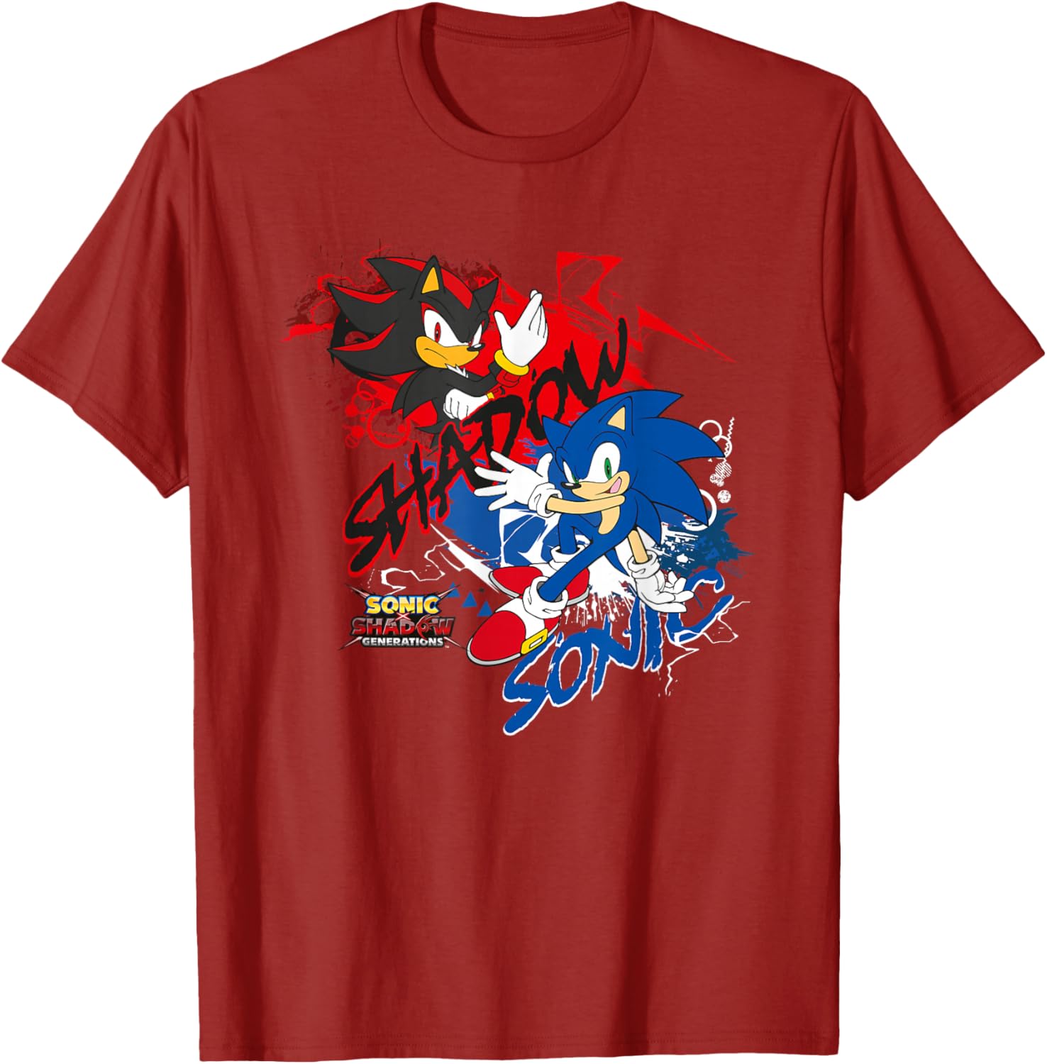 Sonic X Shadow Generations T-Shirt for Fans of Sonic the Hedgehog - 4