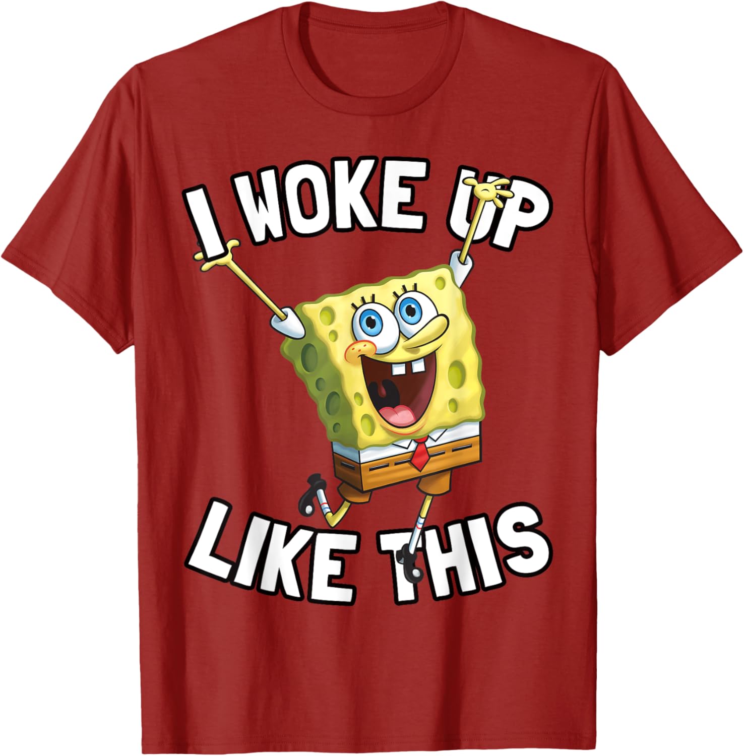 SpongeBob SquarePants I Woke Up Like This T-Shirt for Fun Fans - 10