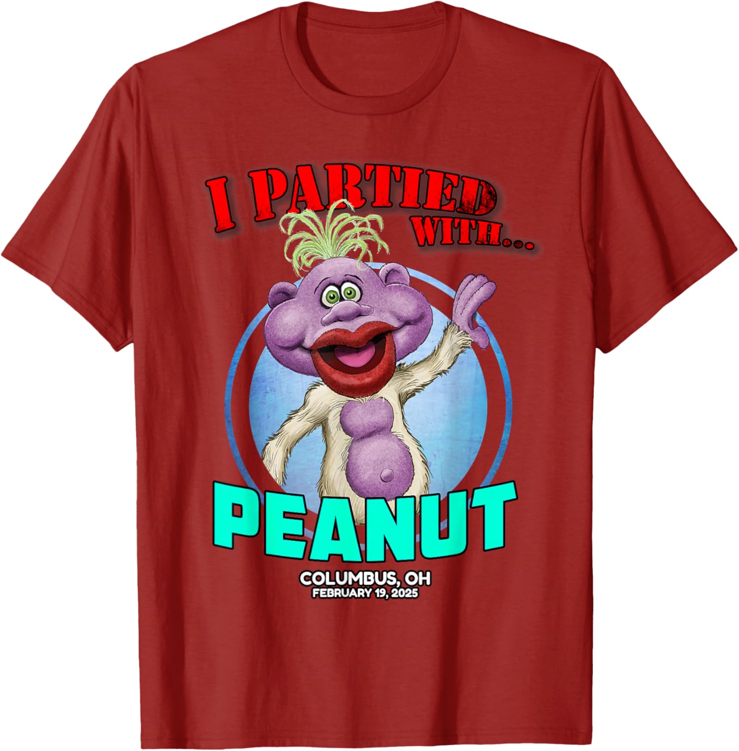 Peanut Columbus Ohio 2025 T-Shirt for Fun Casual Wear and Gifts - 3